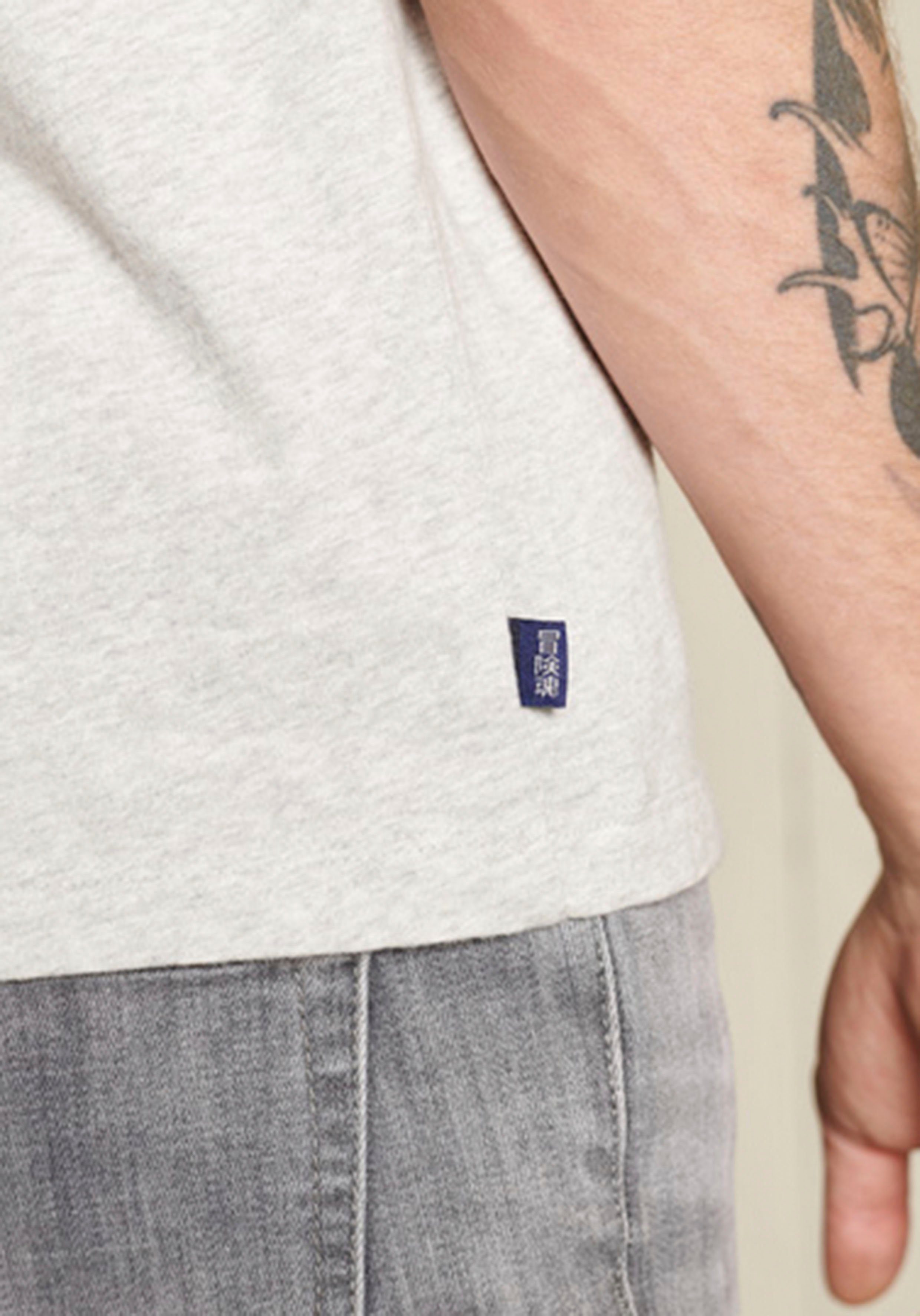 Superdry Shirt met V-hals VINTAGE LOGO EMB VEE