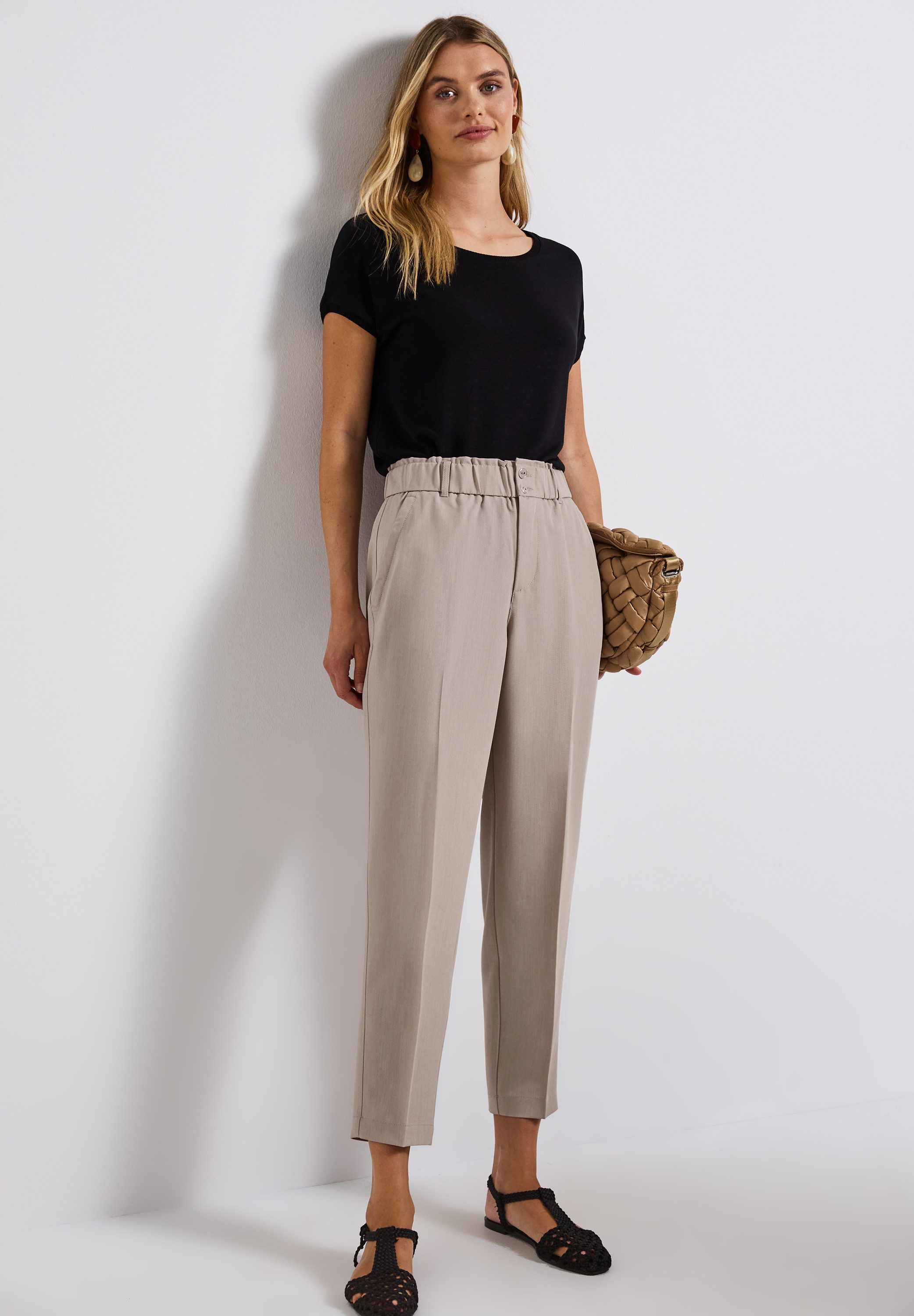 STREET ONE Paperbag-broek