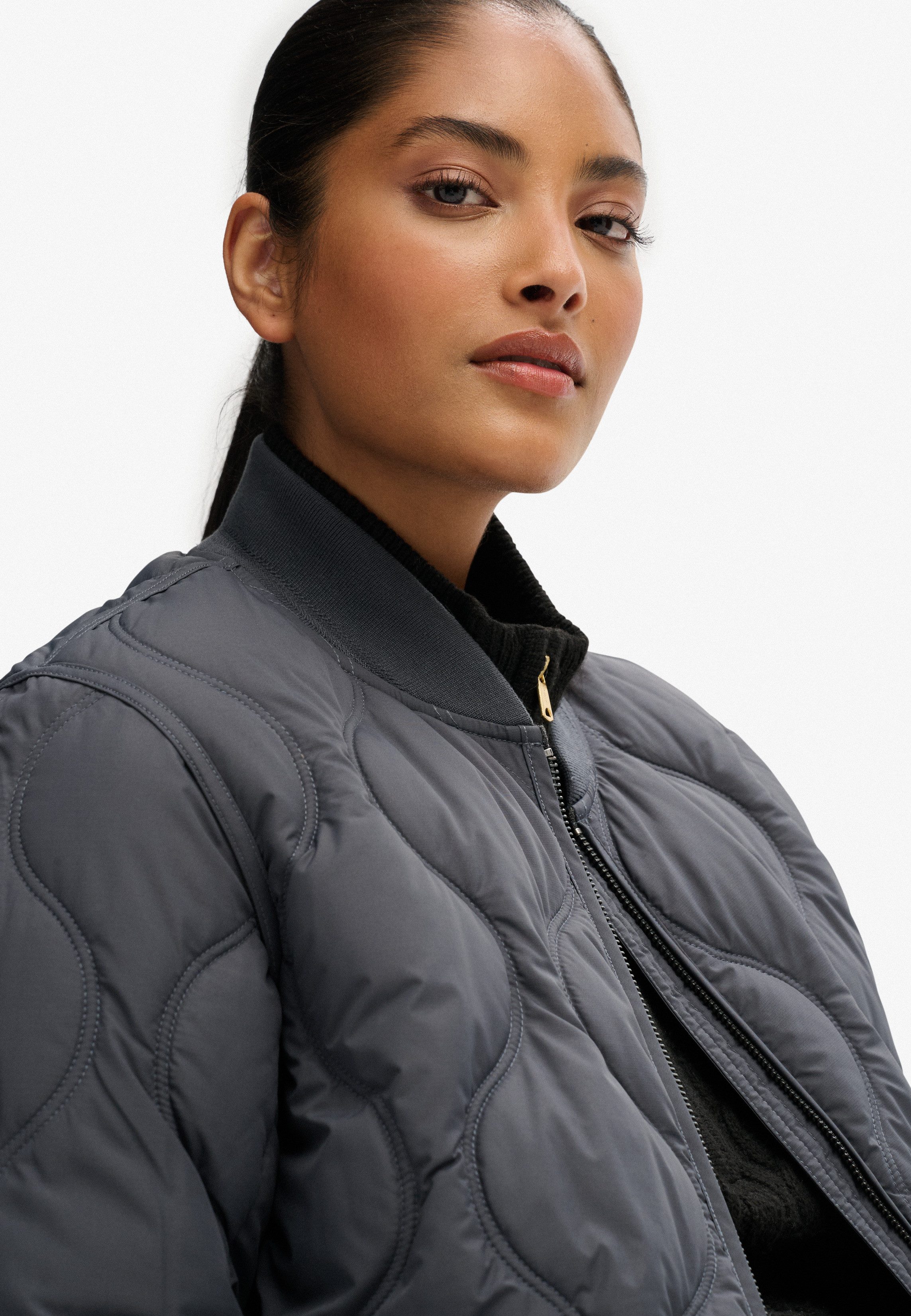 Superdry Gewatteerde jas SHORT QUILTED LINER JACKET