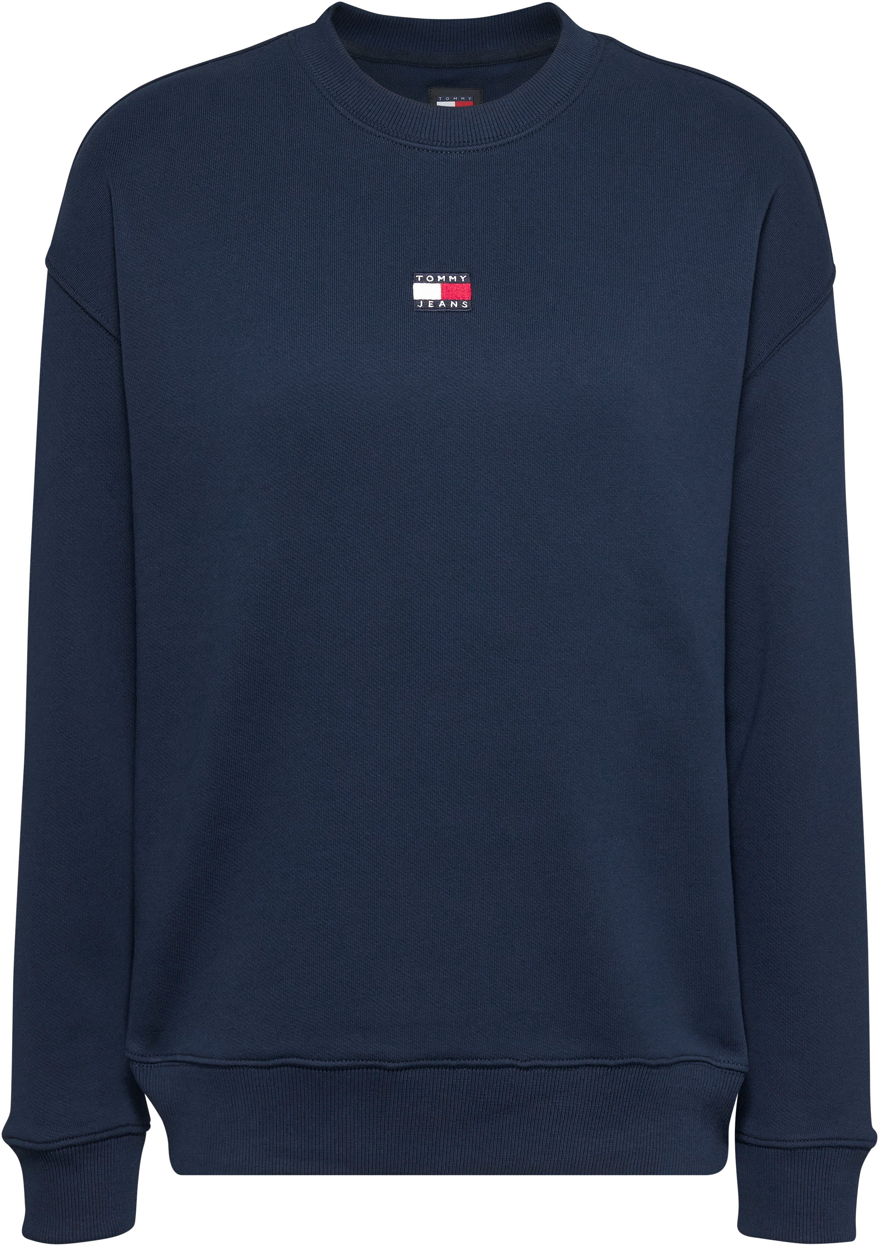 TOMMY JEANS Sweatshirt TJW BXY BADGE met drop-shoulder design en logo aan de voorkant