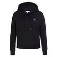 calvin klein hoodie ck embroidery hd met ck monogram borduursel zwart