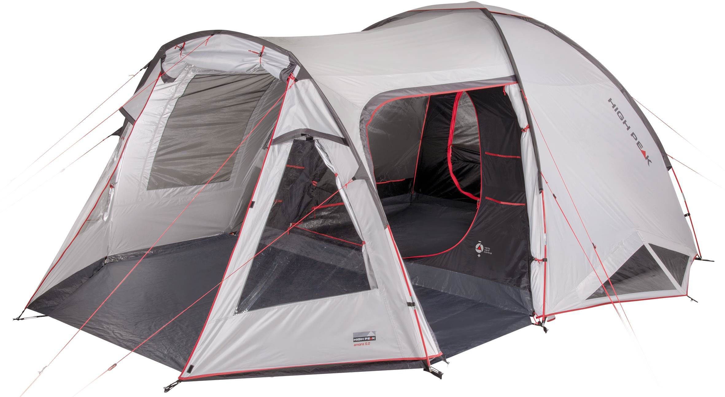 High Peak koepeltent tent Amora 5.0, 5 Personen (met transporttas)