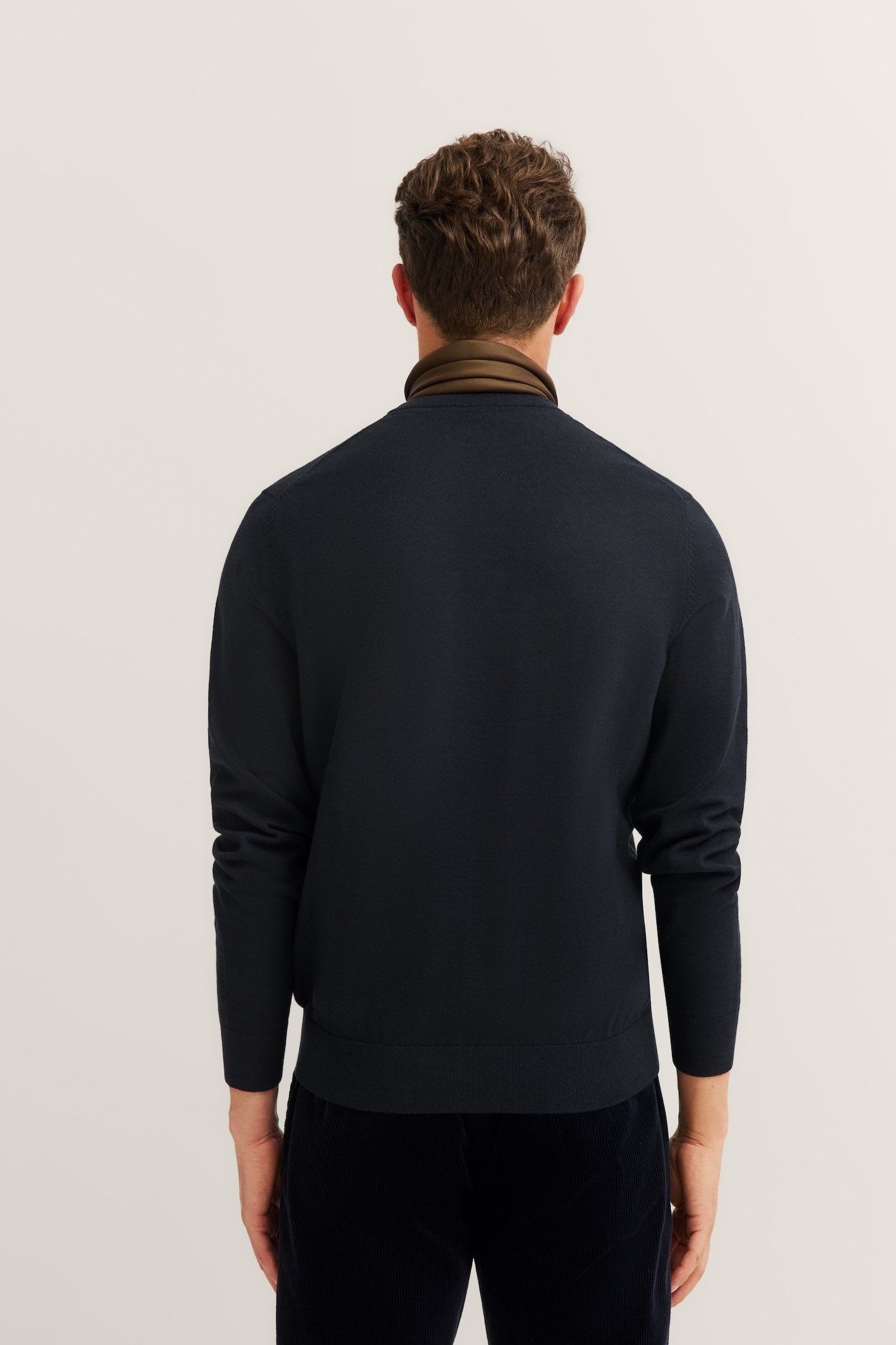 Bugatti Trui met ronde hals Regular fit