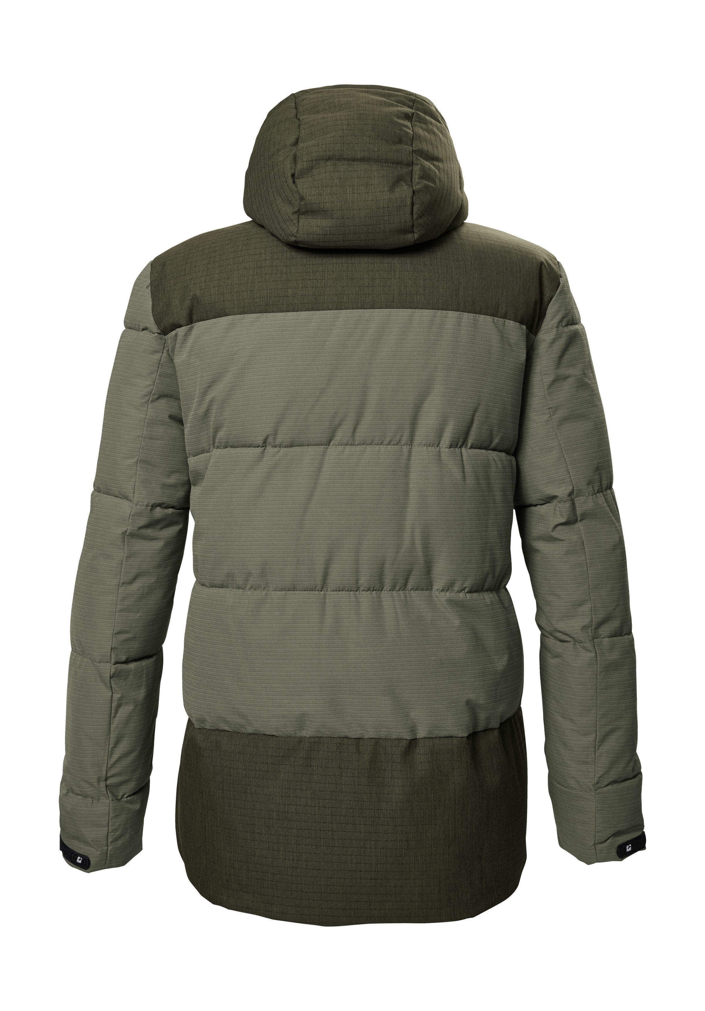 Killtec Gewatteerde jas KOW 306 MN QLTD JCKT Heren gewatteerde jas met capuchon waterafstotend ademend