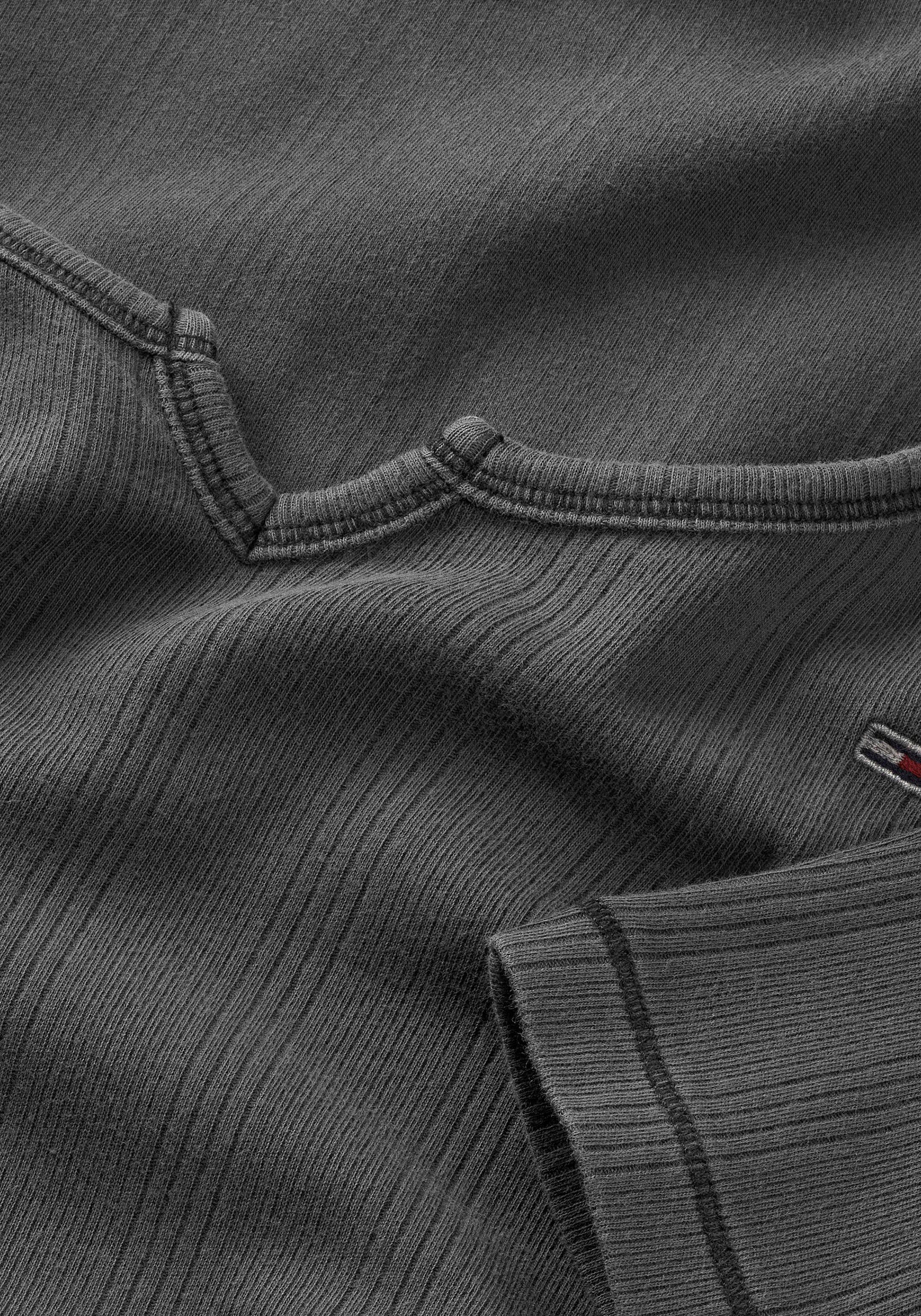 TOMMY JEANS Shirt met lange mouwen TJW SLIM NECKLINE DETAIL GMD LS