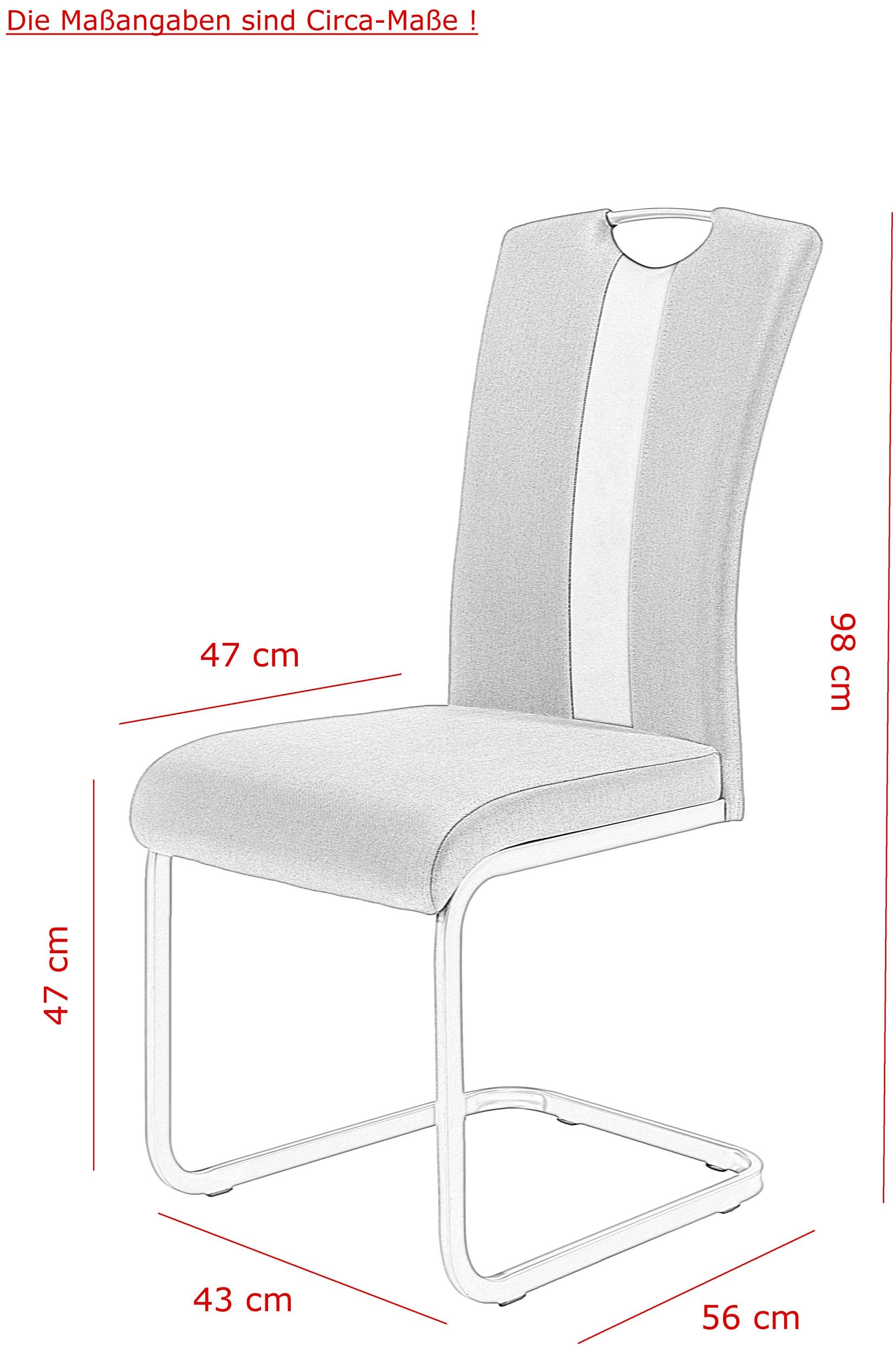 HELA Eethoek Donau Zuilentafel,Inlegplaat,uitbreidbaar,Schwinger,Handvat (5-delig)