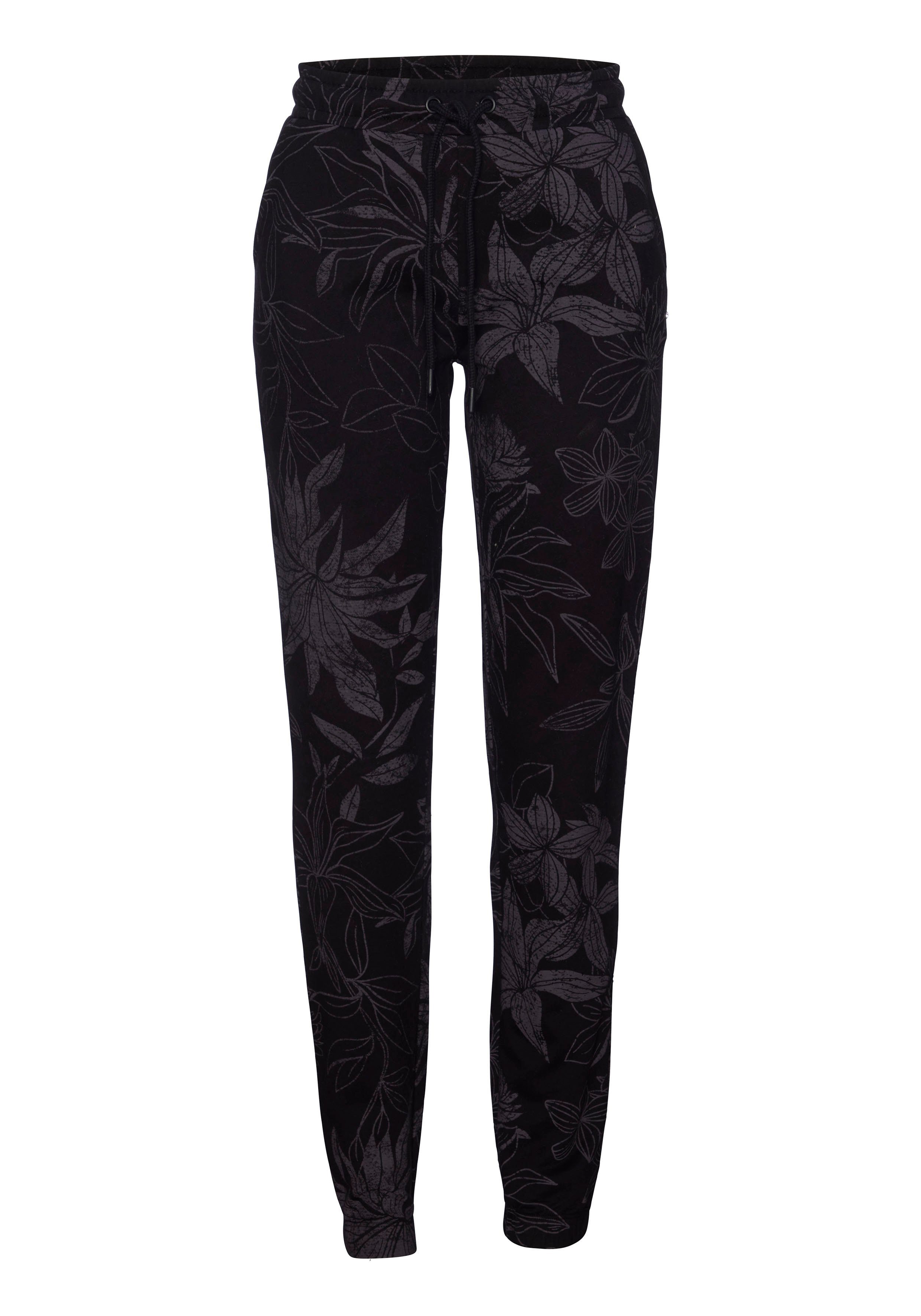 Lascana Loungebroek met bloemen alloverprint, loungepak