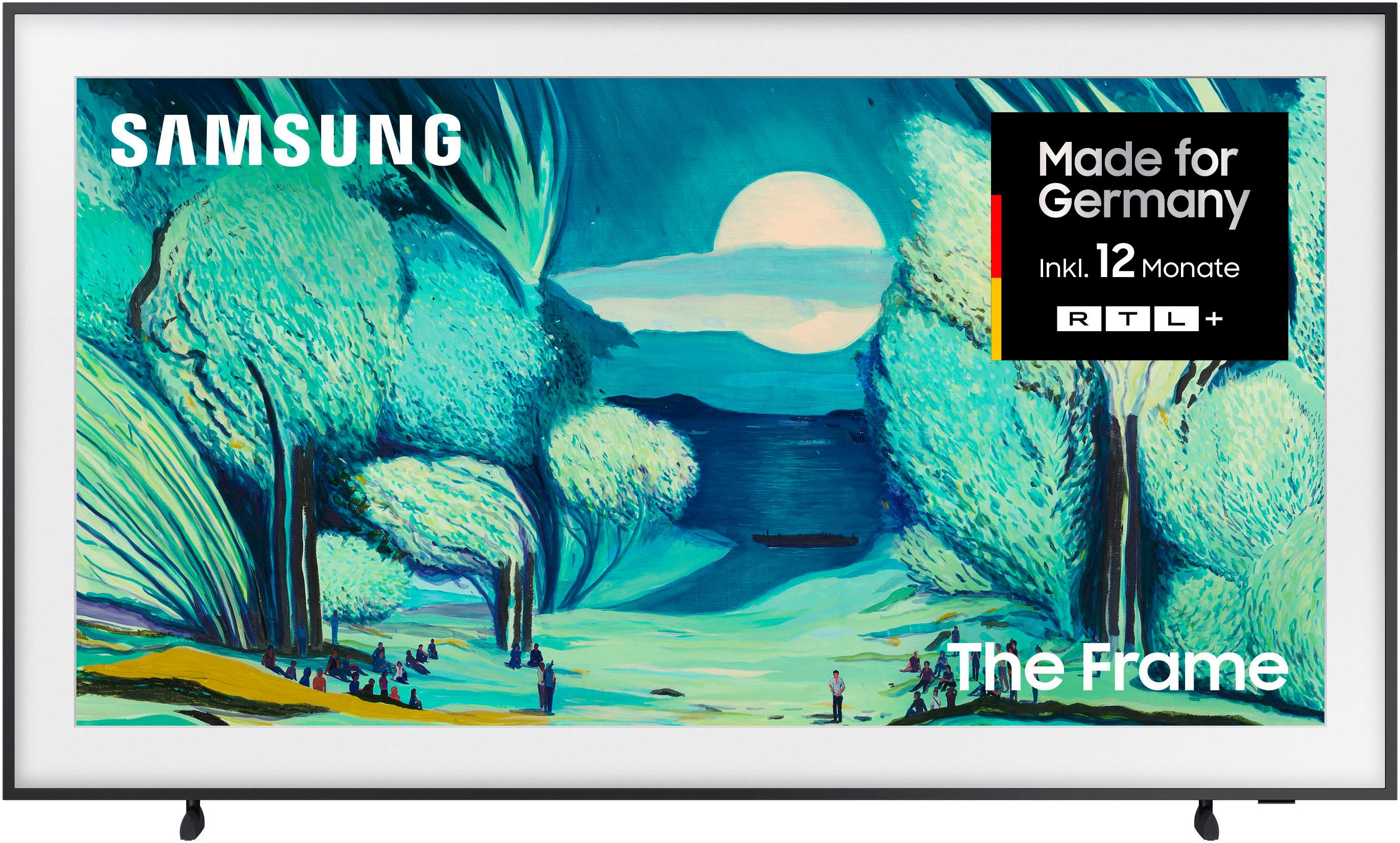 Samsung QLED-TV GQ65LS03FAU QLED-televisie, The Frame, matte display, kunstmodus, verwisselbare frames, Dolby Atmos