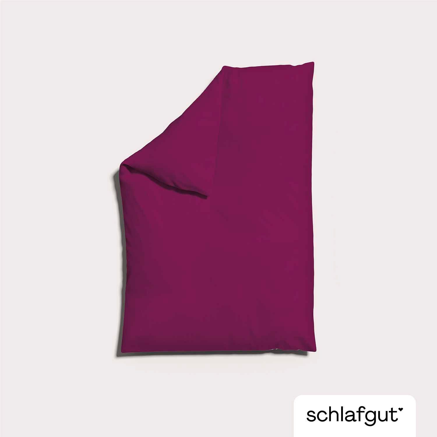 Schlafgut Dekbedovertrek Woven Satin bijzonder dicht geweven, mix & match: bijpassende kussenhoes verkrijgbaar (1 stuk)