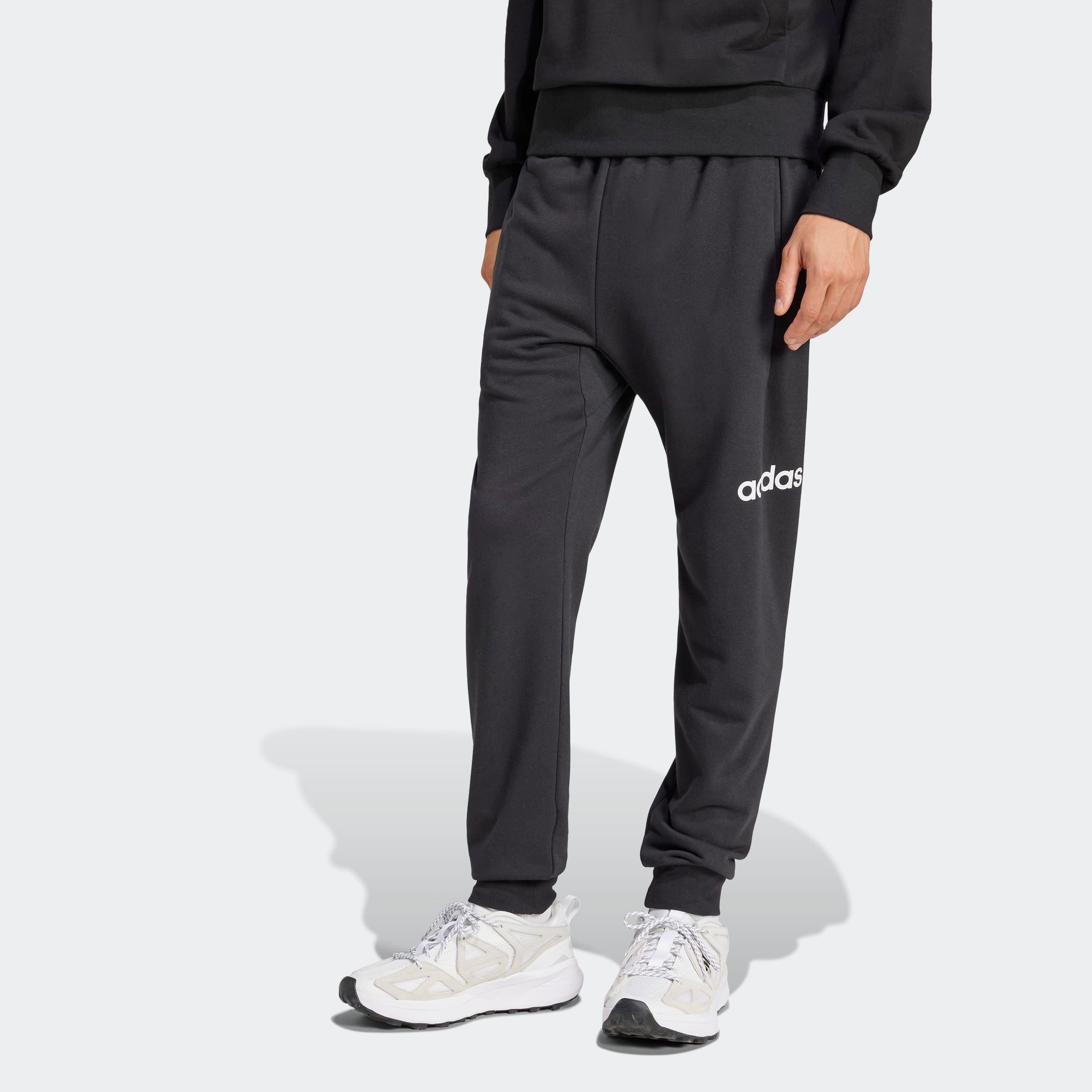 adidas Sportswear Sportbroek M LIN FT PT van zacht french terry materiaal (1-delig)