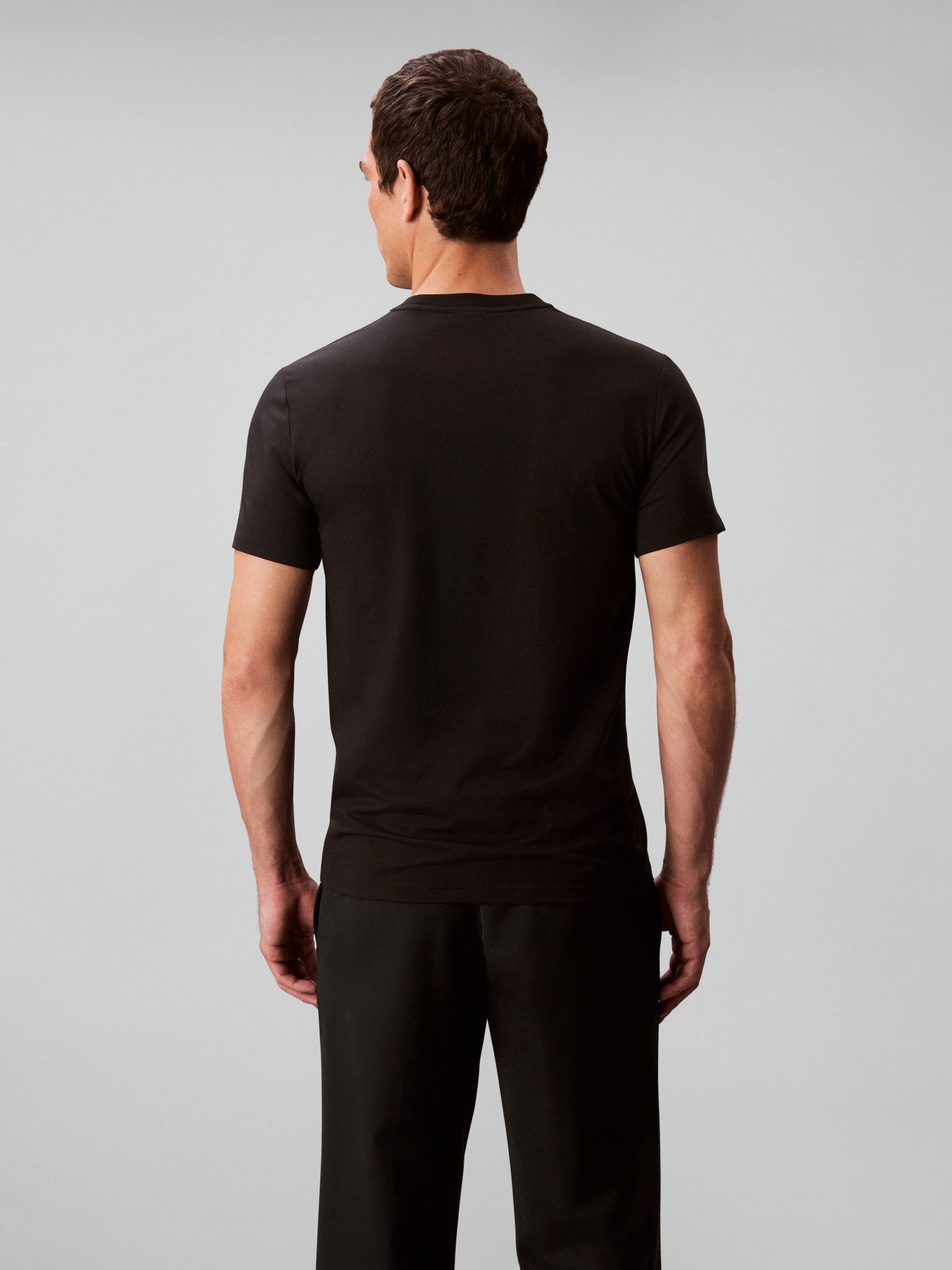 Calvin Klein T-shirt SS STRETCH COTTON SLIM TEE 2PK (set, 2-delig)
