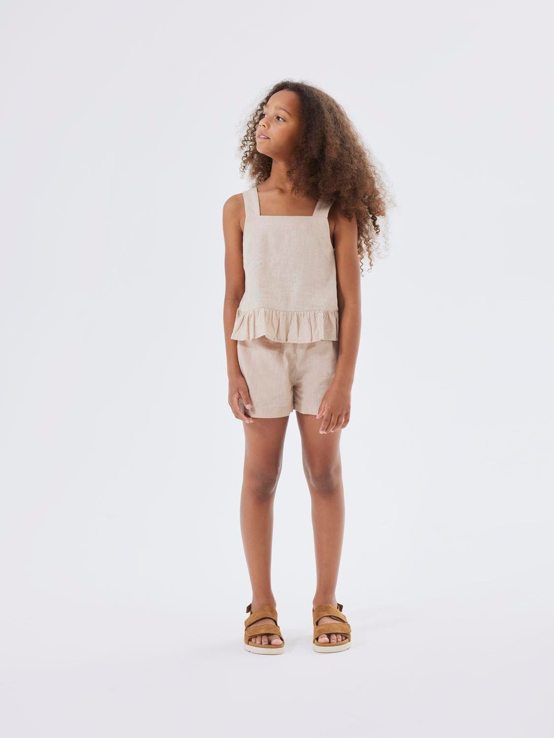 Name It T-shirt NKFFALINNEN STRAP TOP NOOS