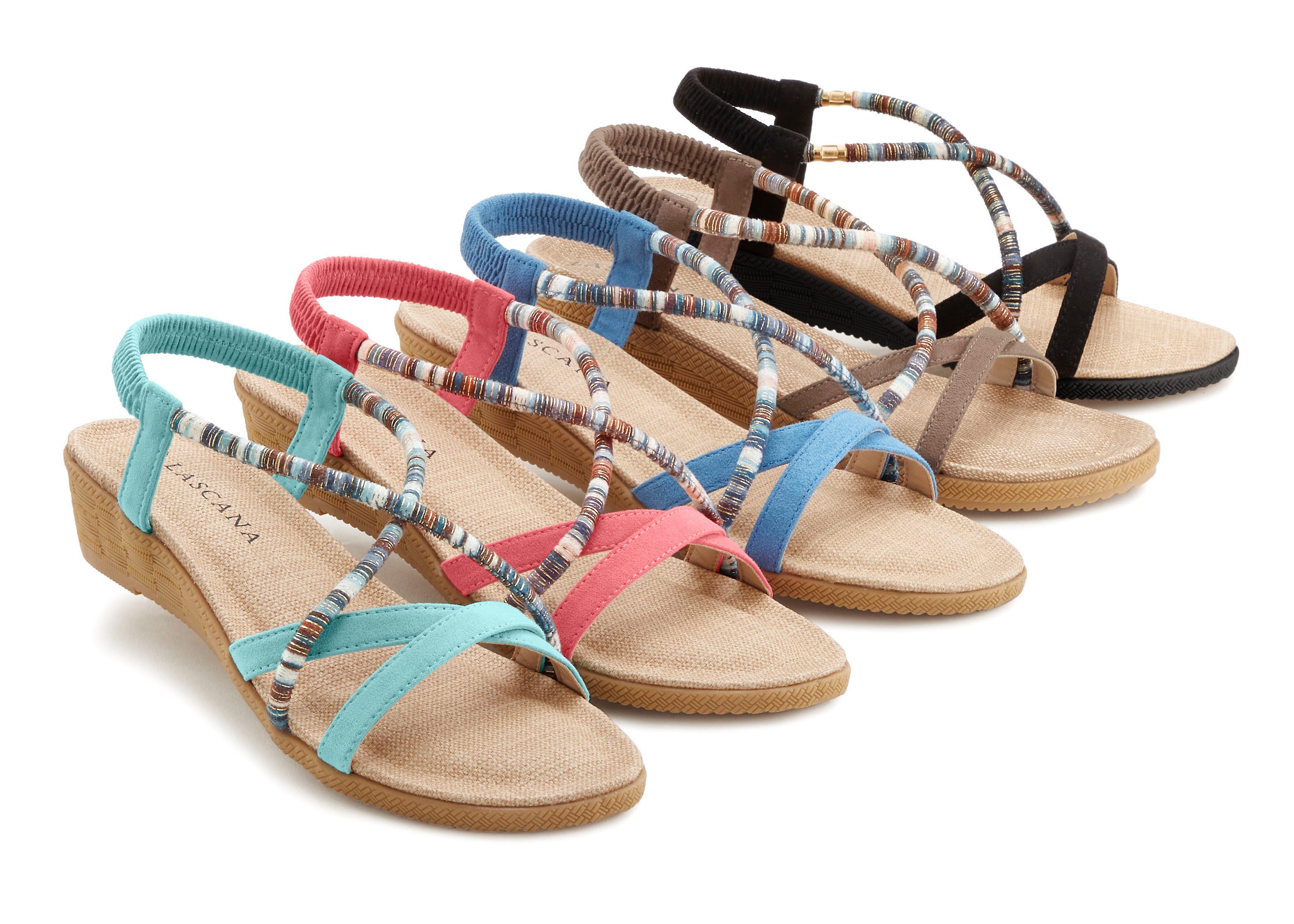Vivance Sandalen Zomerschoen met subtiele sierdetails, sandaal, zomerschoen vegan