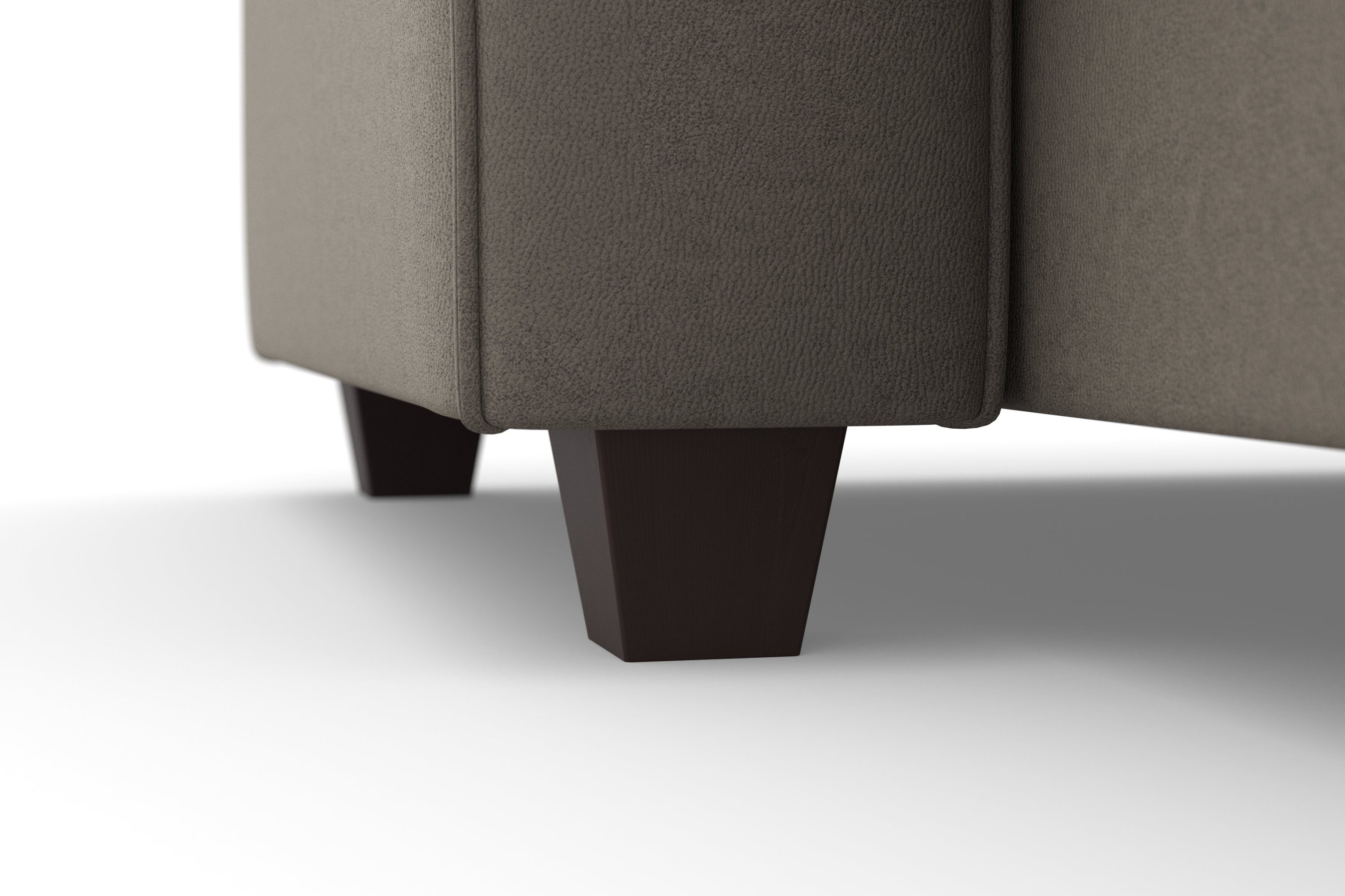 Home affaire Zithoek County U-model naar keuze ottomane links of rechts, met binnenveringsinterieur (3-delig)