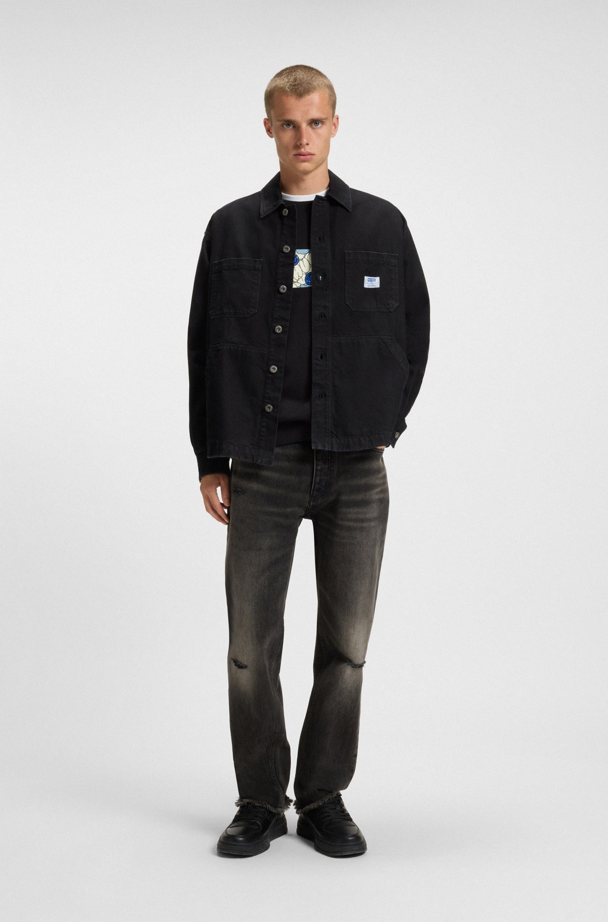 HUGO Blue Sweatshirt Neprix