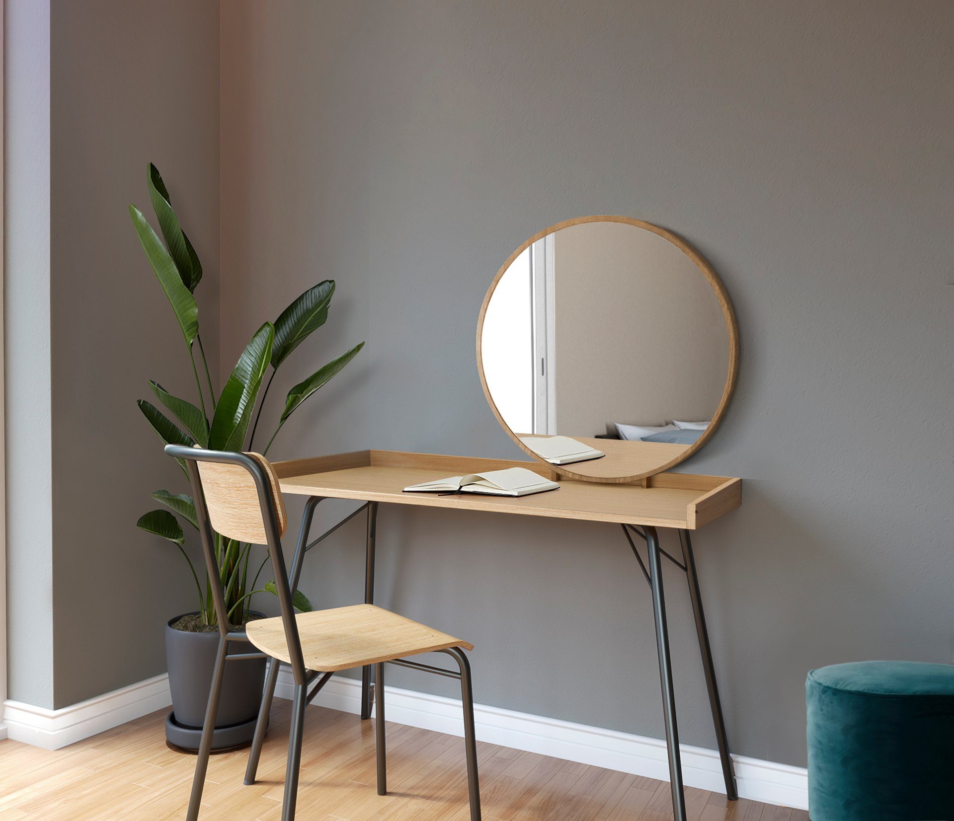 andas Make-uptafel bijzonder design make-up tafels beige