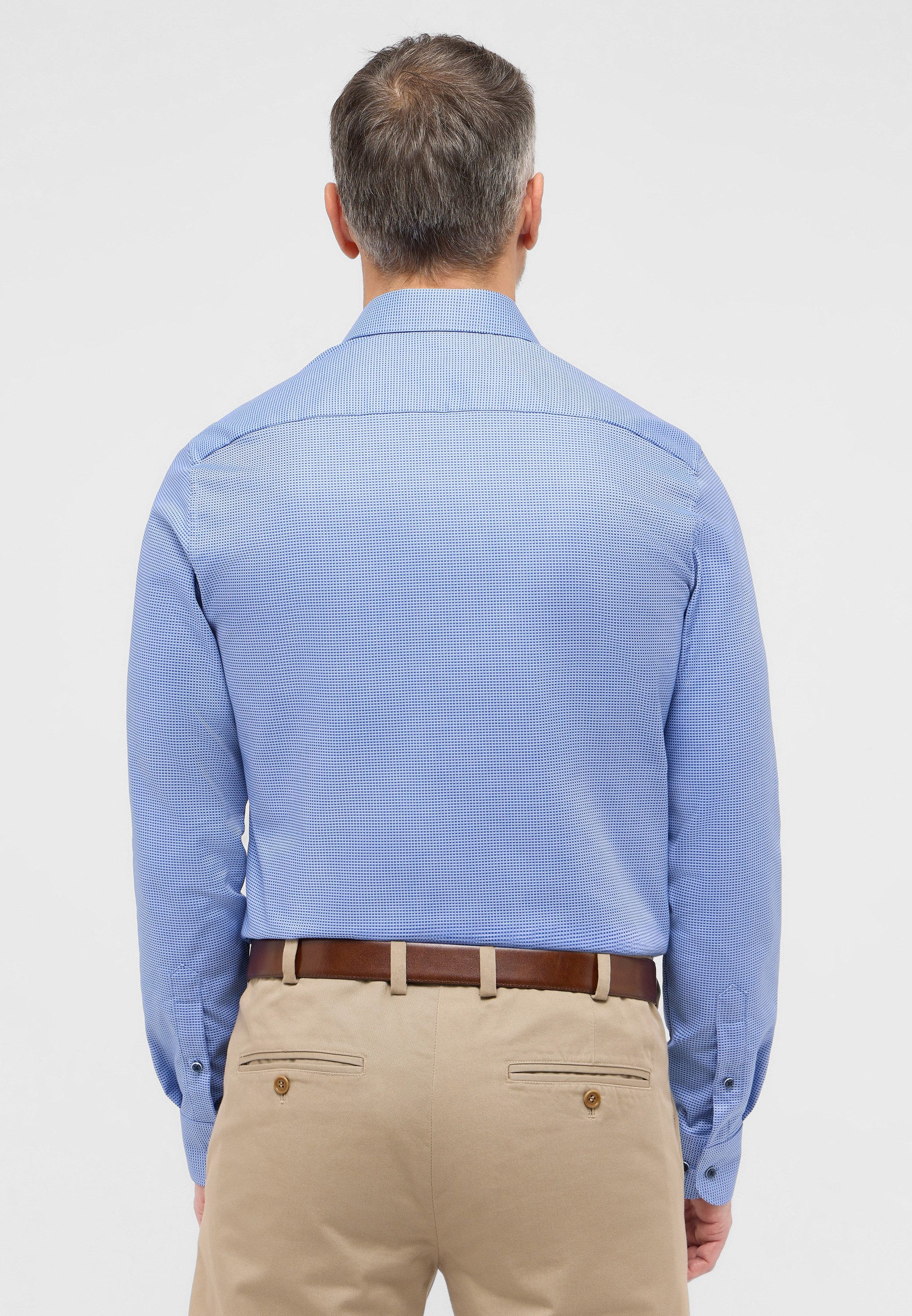 Eterna Overhemd met lange mouwen Slim fit NON IRON (strijkvrij)