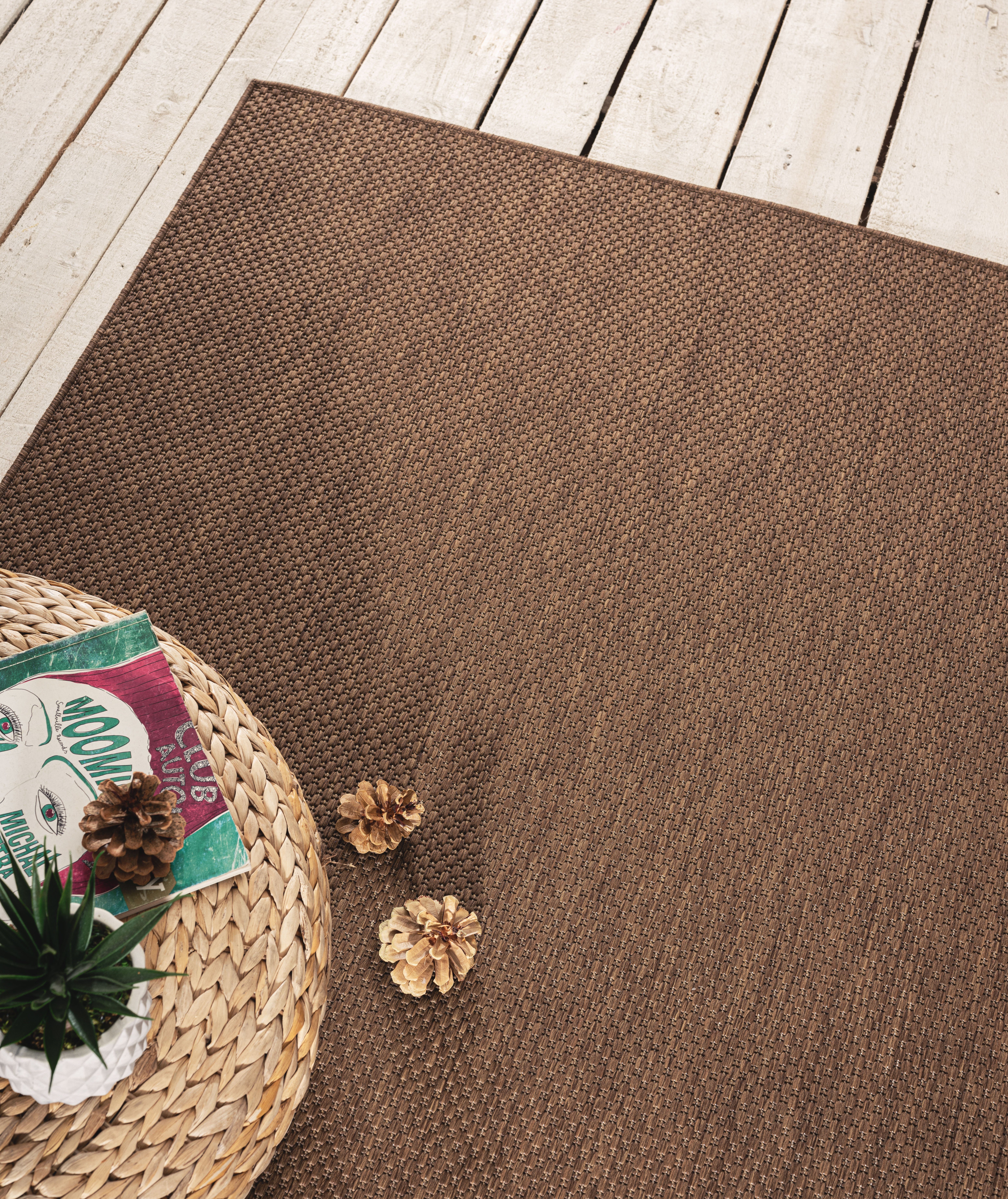 my home Vloerkleed Saylor Geschikt voor binnen en buiten, sisal-look, weerbestendig & uv-bestendig