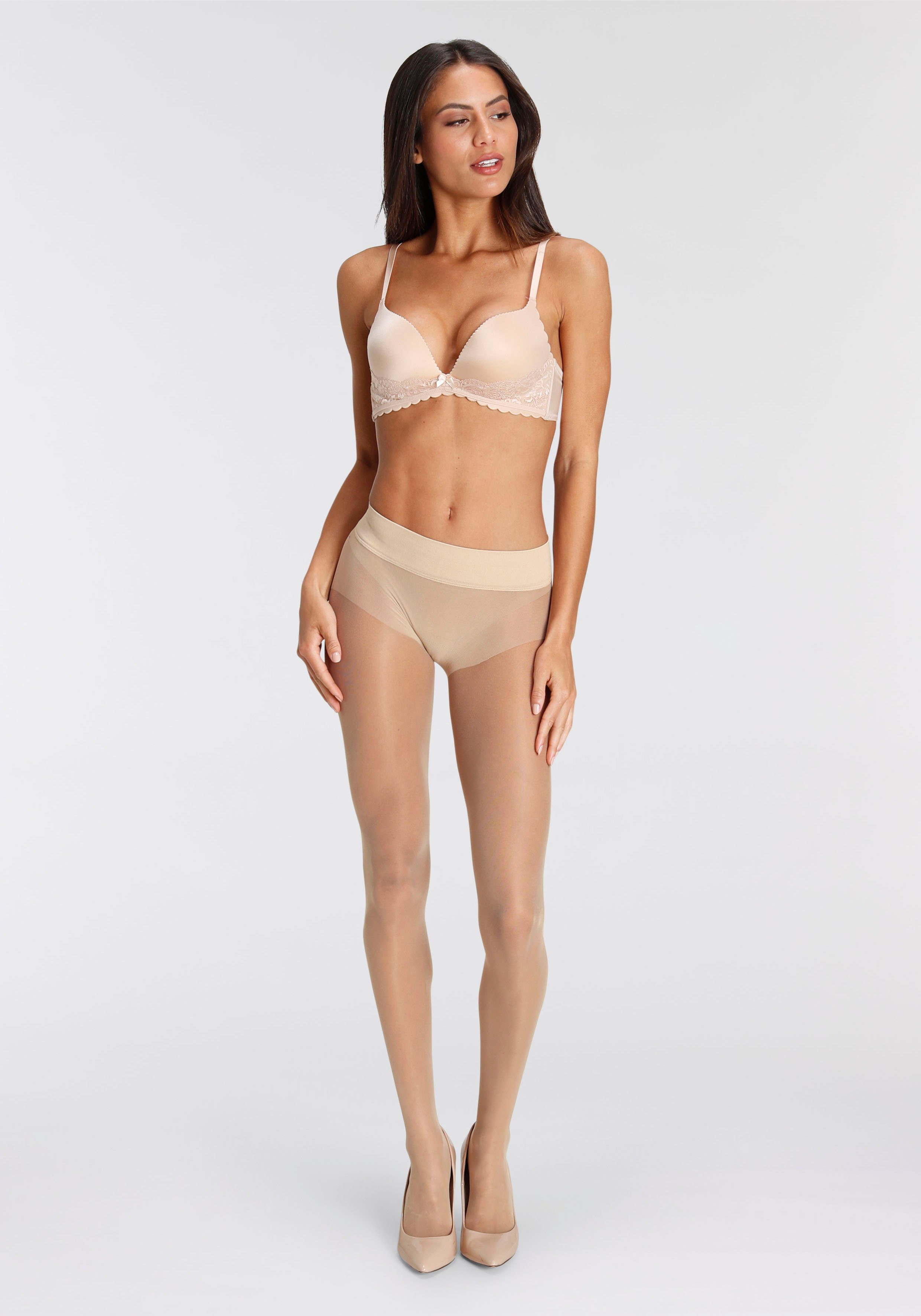 Lascana Panty mat transparant (2 stuks)