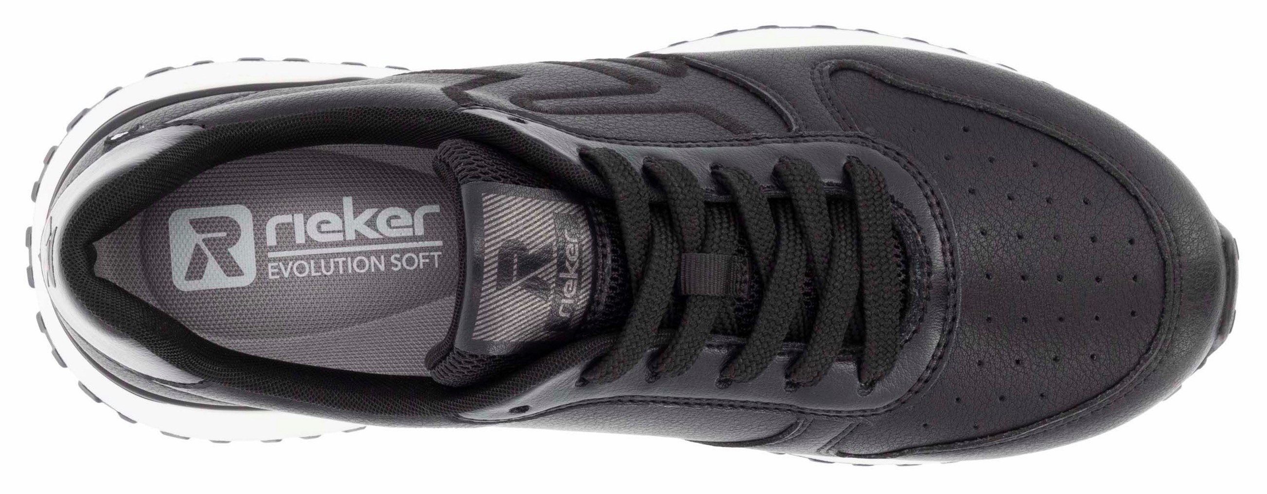 Rieker EVOLUTION Sneakers , vrijetijdsschoen, lage schoen, veterschoen met schachtversteviging