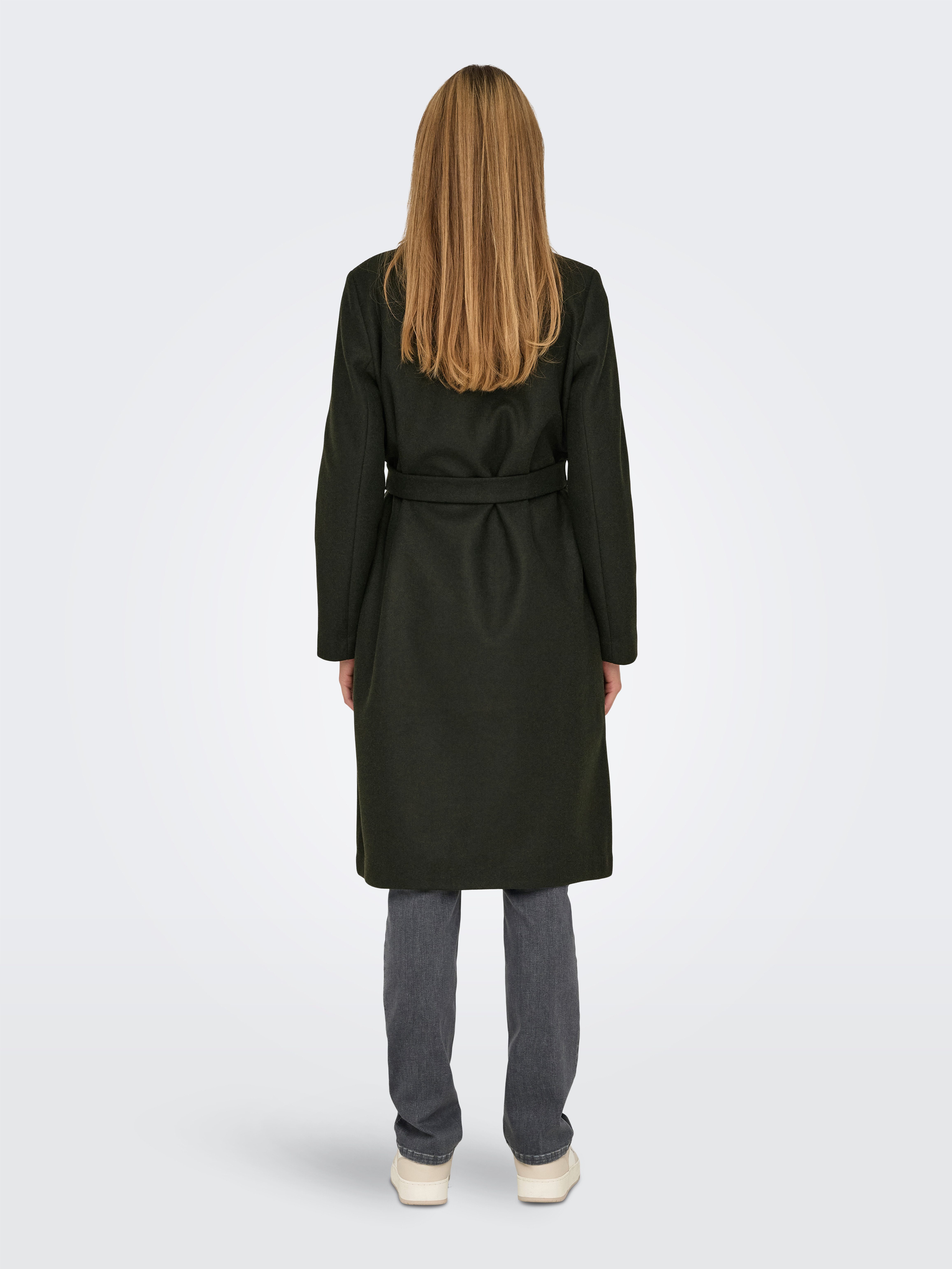Only Lange jas ONLALVILDA LIFE WRAP COAT OTW