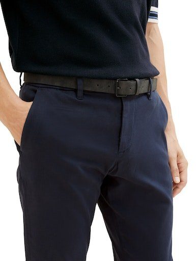 Tom Tailor Chino met een stijlvolle structuur (2-delig, Inclusief ceintuur)