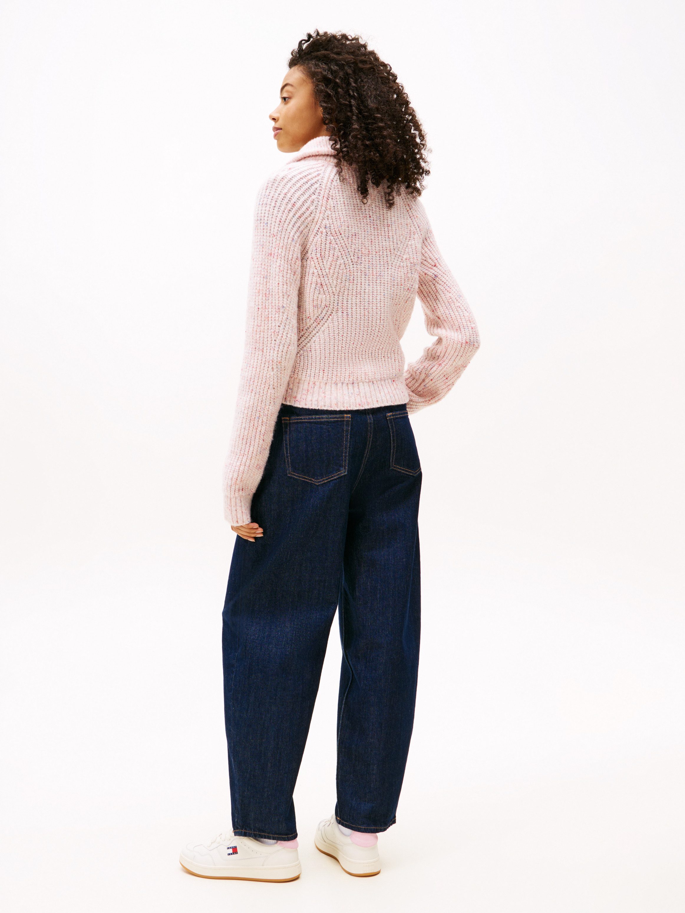 TOMMY JEANS Schipperstrui TJW NEP 1/4 ZIP SWEATER