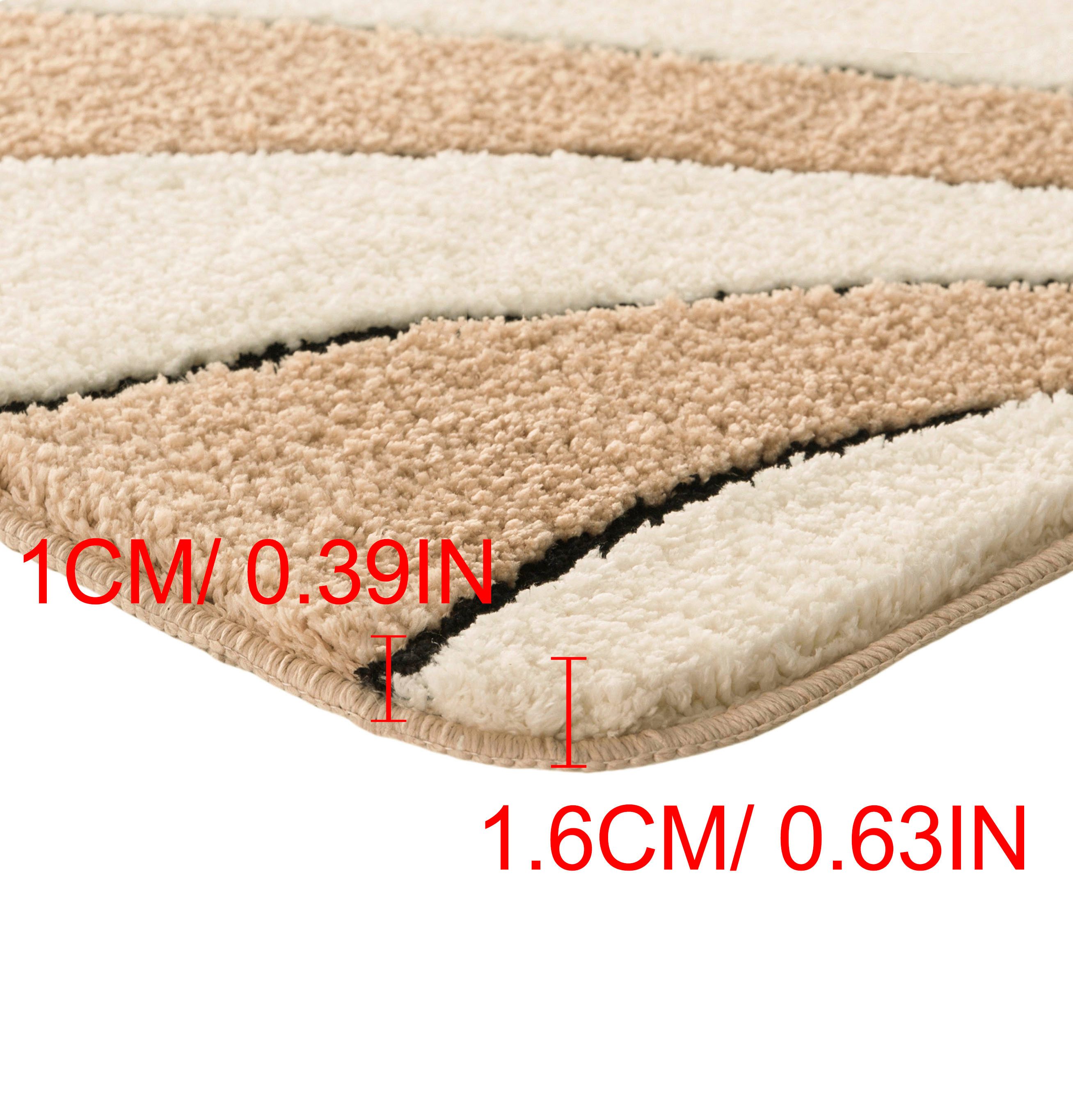 my home Badmat Anna, badmat, badkamer tapijt Badkleed, hoog-laag effect, modern, zacht, golven (1 stuk)