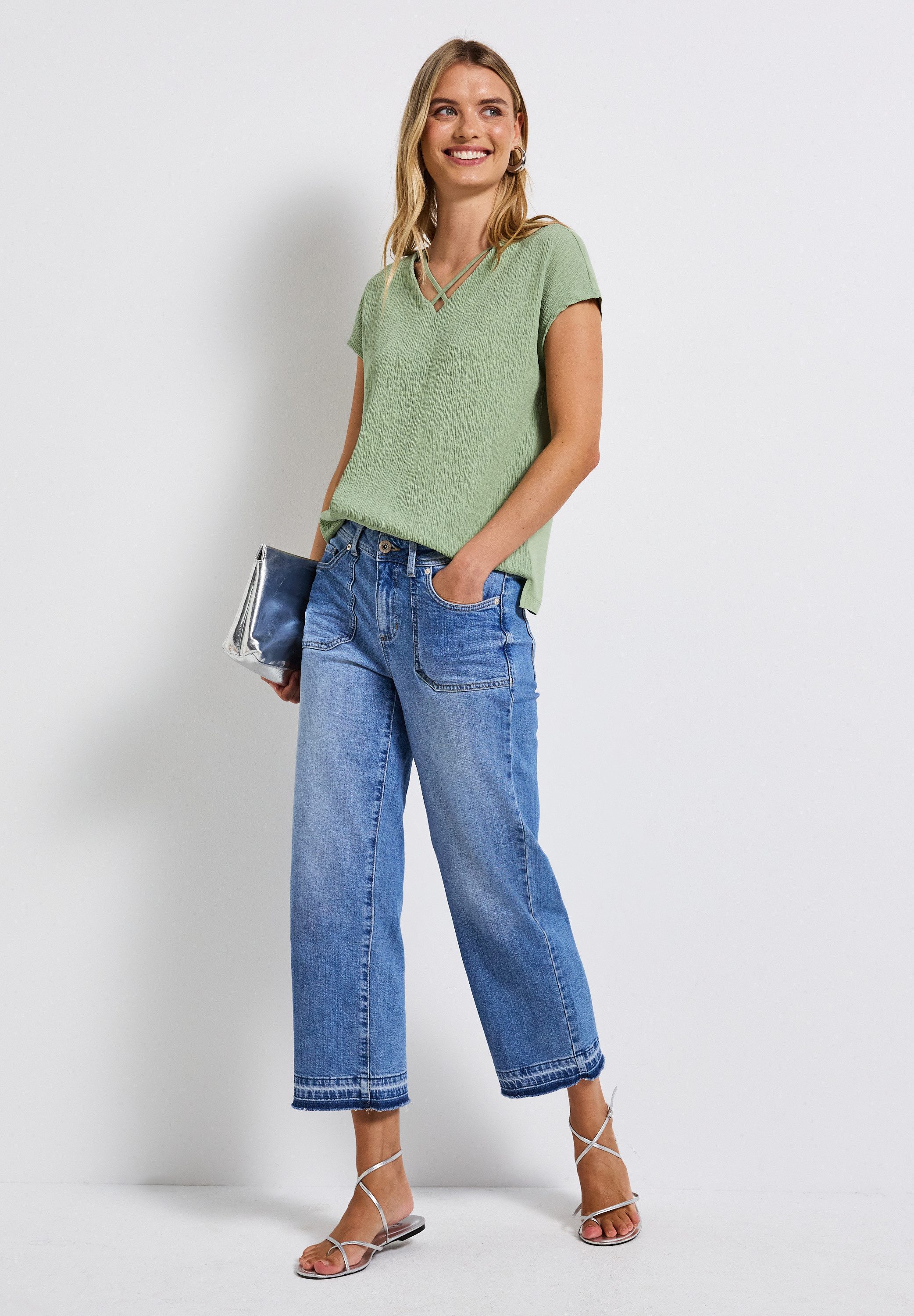 STREET ONE Shirttop met structuur