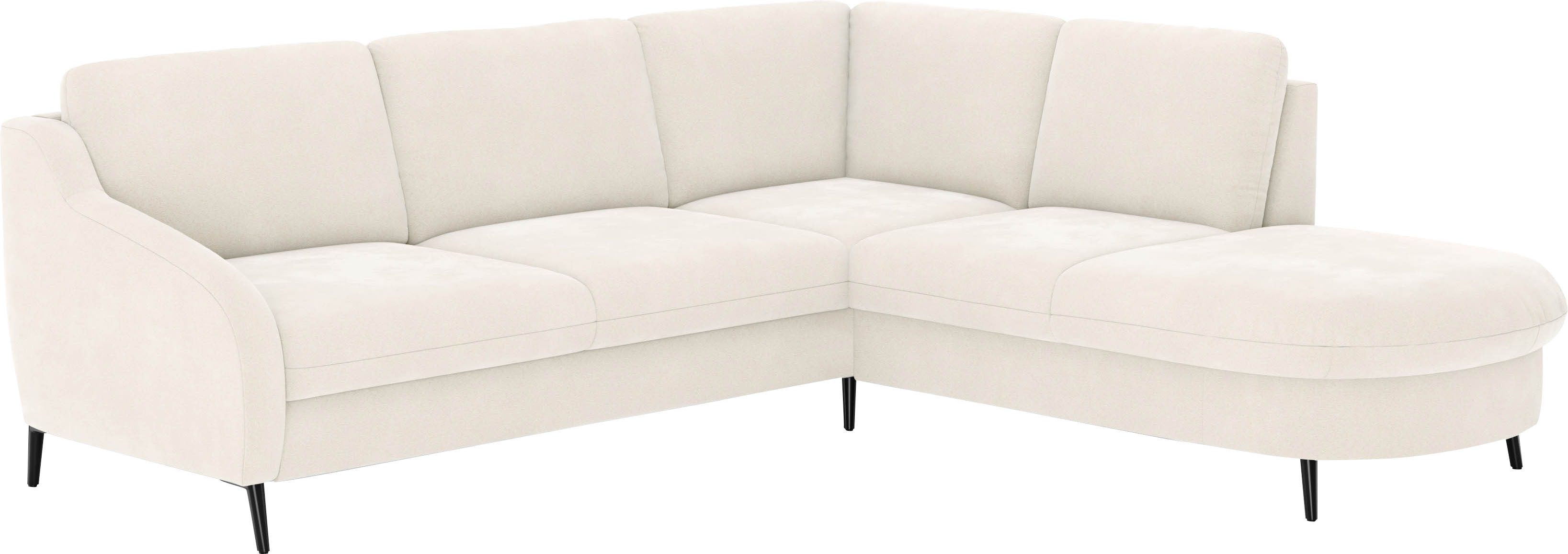 sit&more Hoekbank Soul L-vorm optioneel met bedfunctie en bedlade of lade