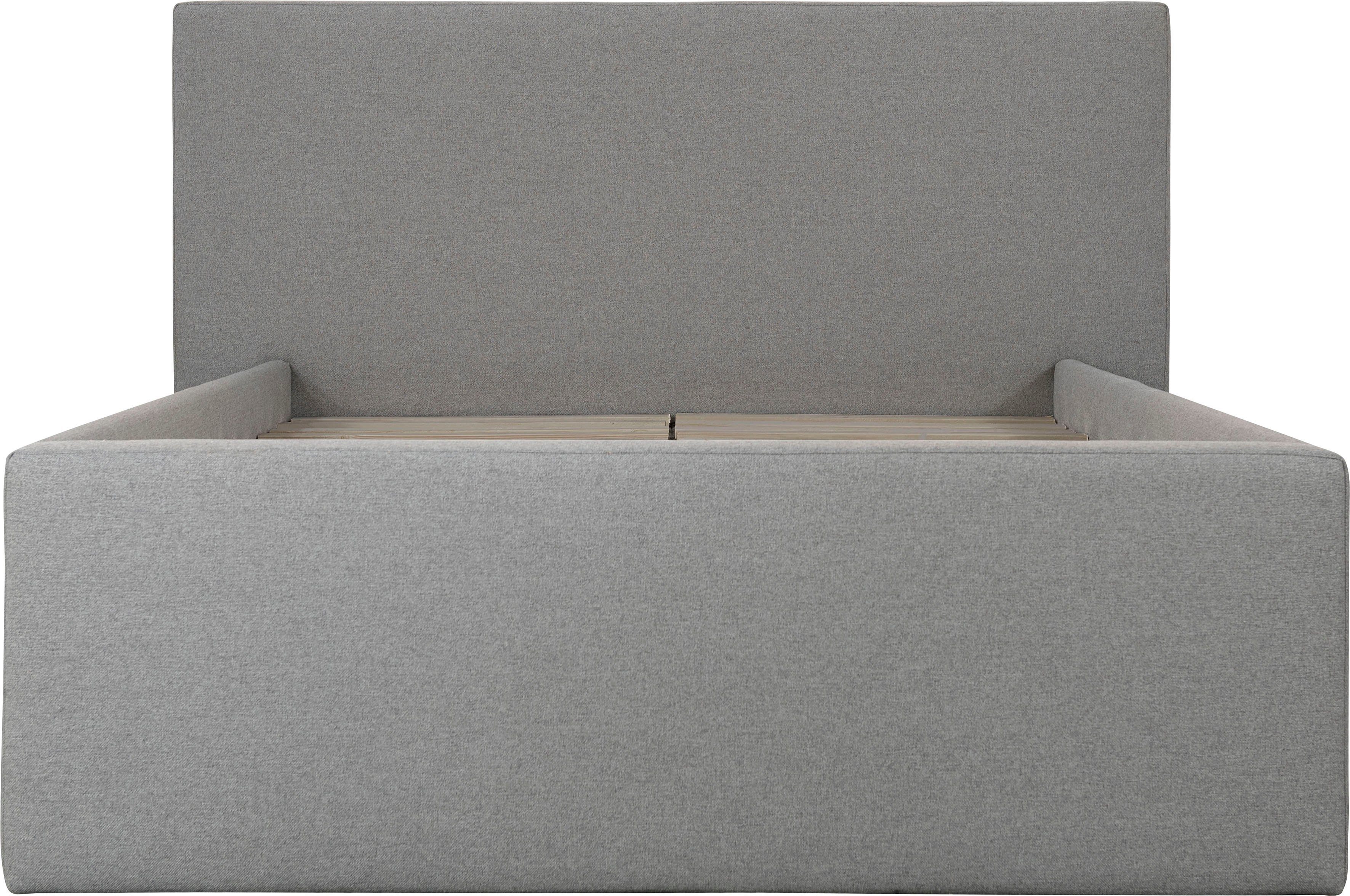 INOSIGN Gestoffeerd bed DALINA rechtlijnig hoofdbord, in 5 breedten, ook in 220 cm lengte