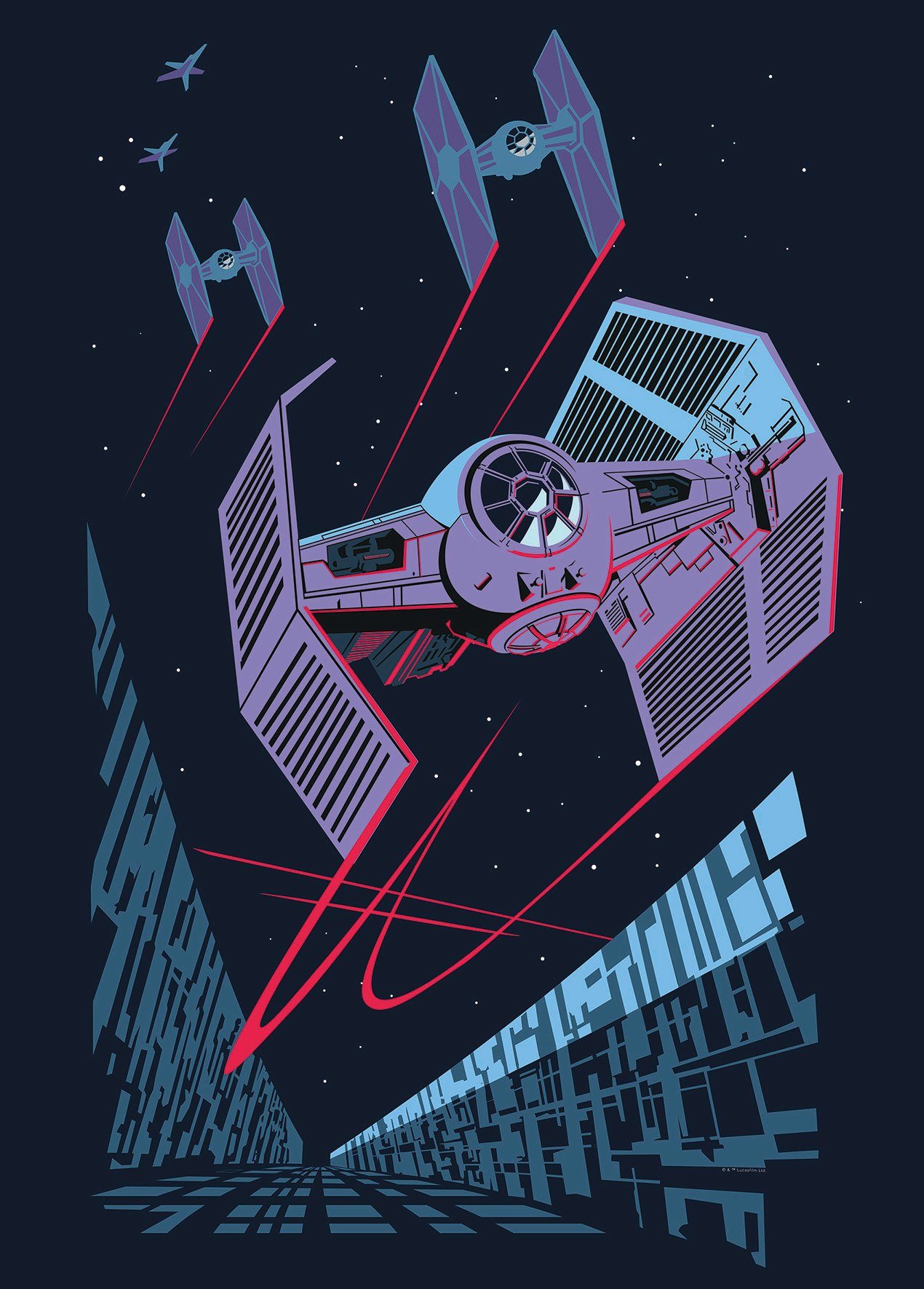 Komar Poster Star Wars Classic Vector TIE-Fighter