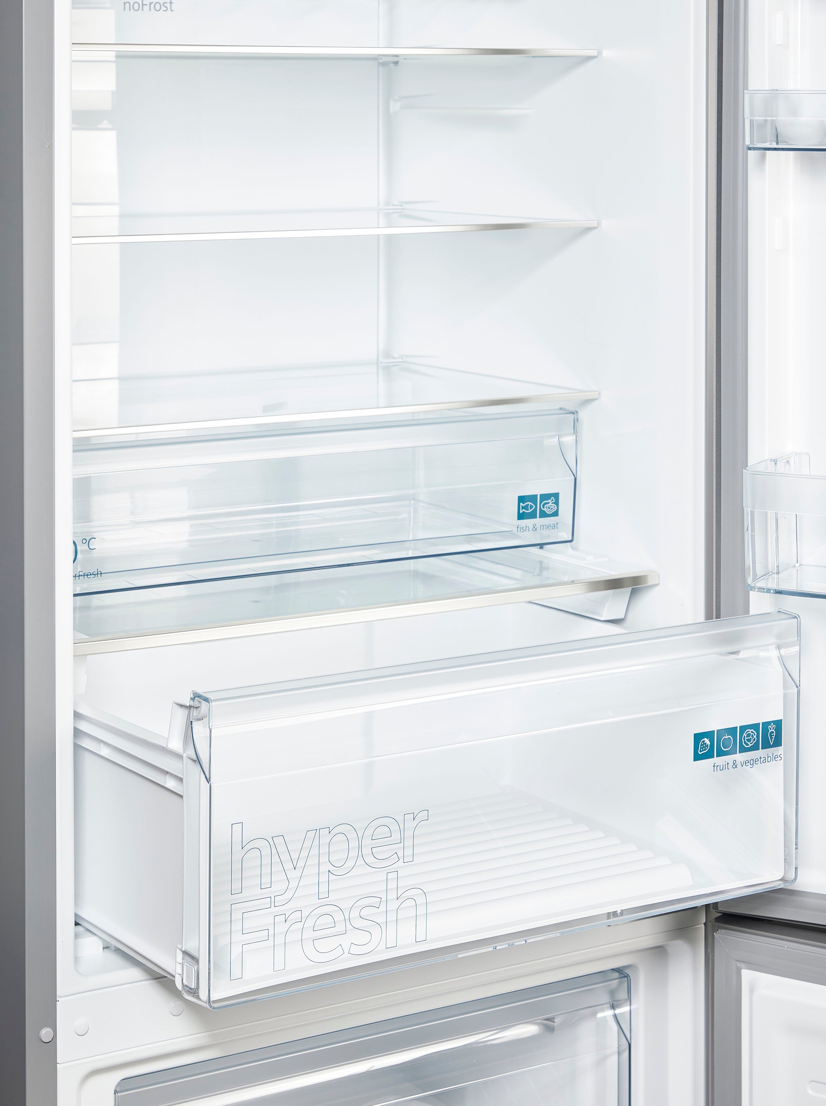SIEMENS Koel-vriescombinatie KG49NXIBF Breedte 70 cm