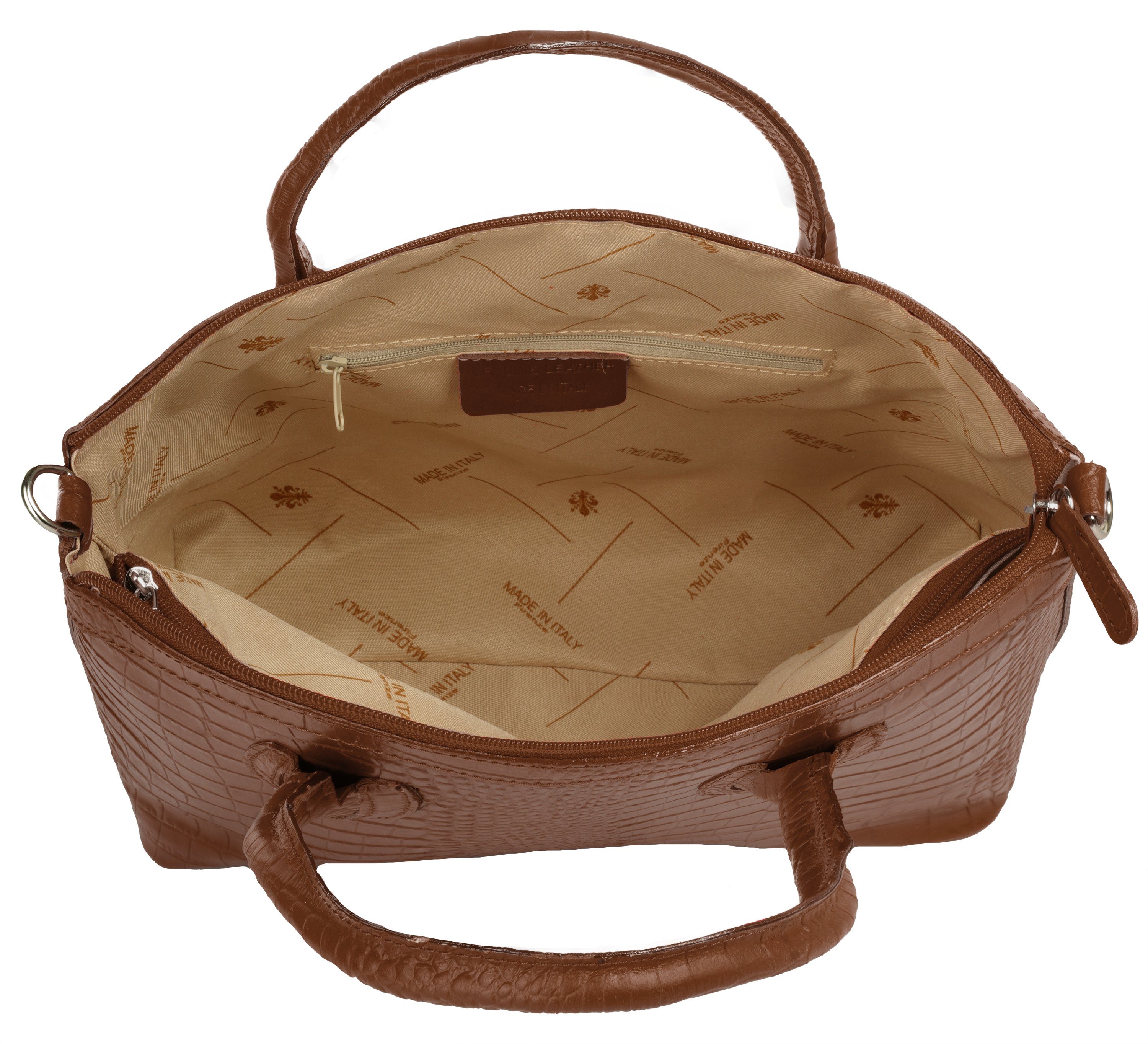 Cluty Tas echt leer, made in italy