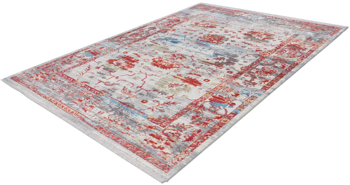 aRTE ESPINA Vloerkleed Antigua 100 Franjes tapijt in vintage-ontwerp, schitterend kleurenspel moderne vloerkleden maat 120 cm x 170 cm x 9 mm