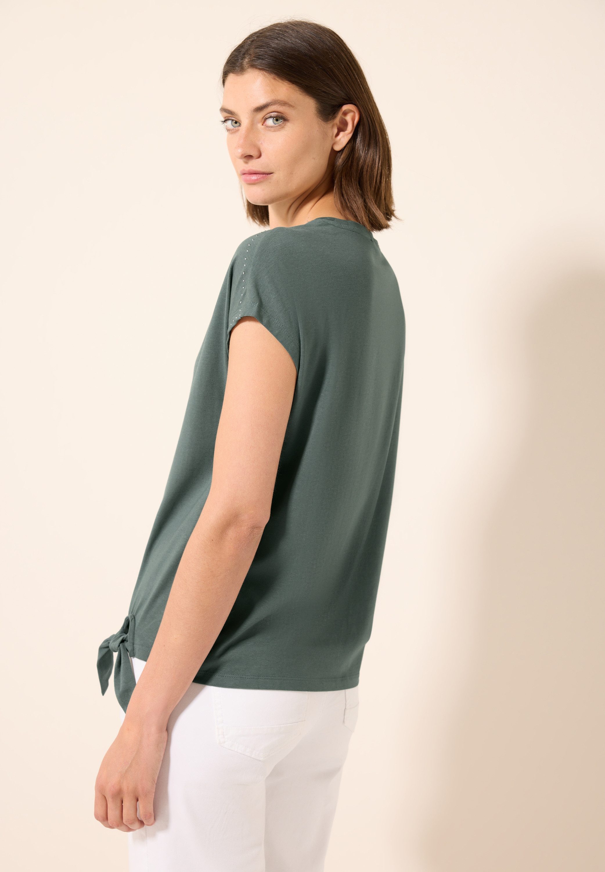 Cecil T-shirt met siersteentjes