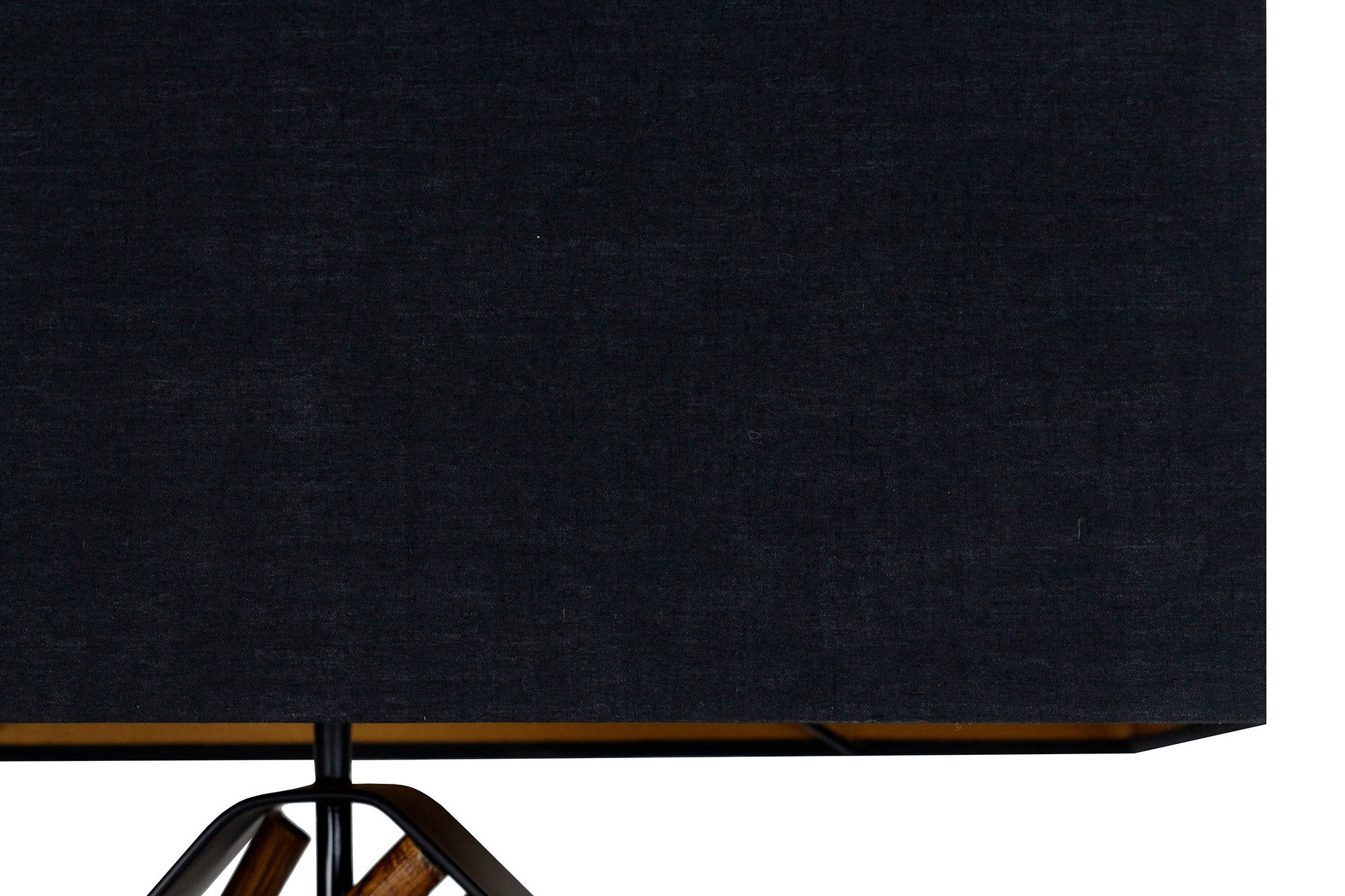 SalesFever Staande lamp Drijfhout Scherm binnenin goudkleur (1 stuk)