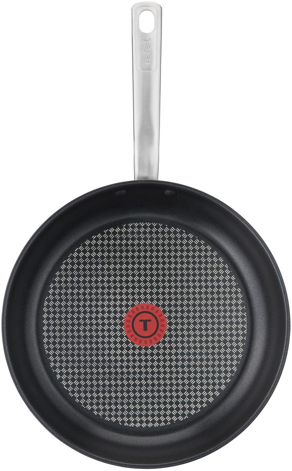 Tefal Koekenpan Virtuoso Roestvrij staal, anti-aanbak coating, thermo-spot, voor alle kookplaten, inductie (1-delig)