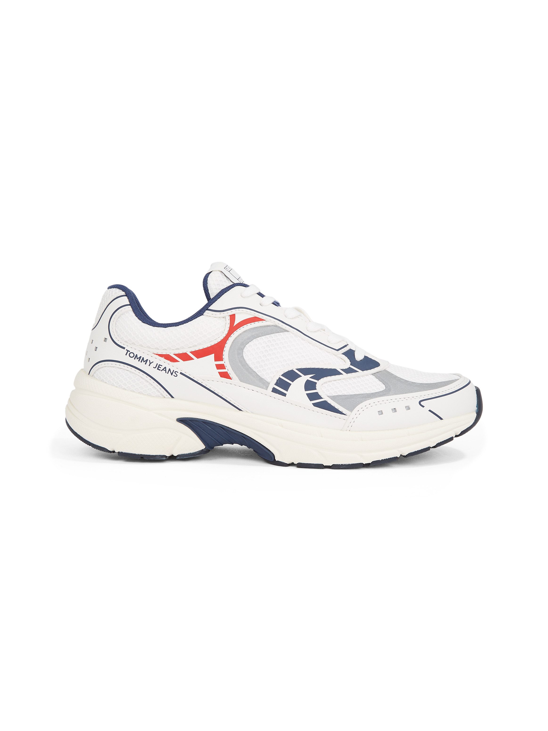 TOMMY JEANS Sneakers ARCHIVE'25 vrijetijdsschoen, lage schoen, veterschoen met contrastafwerkingen
