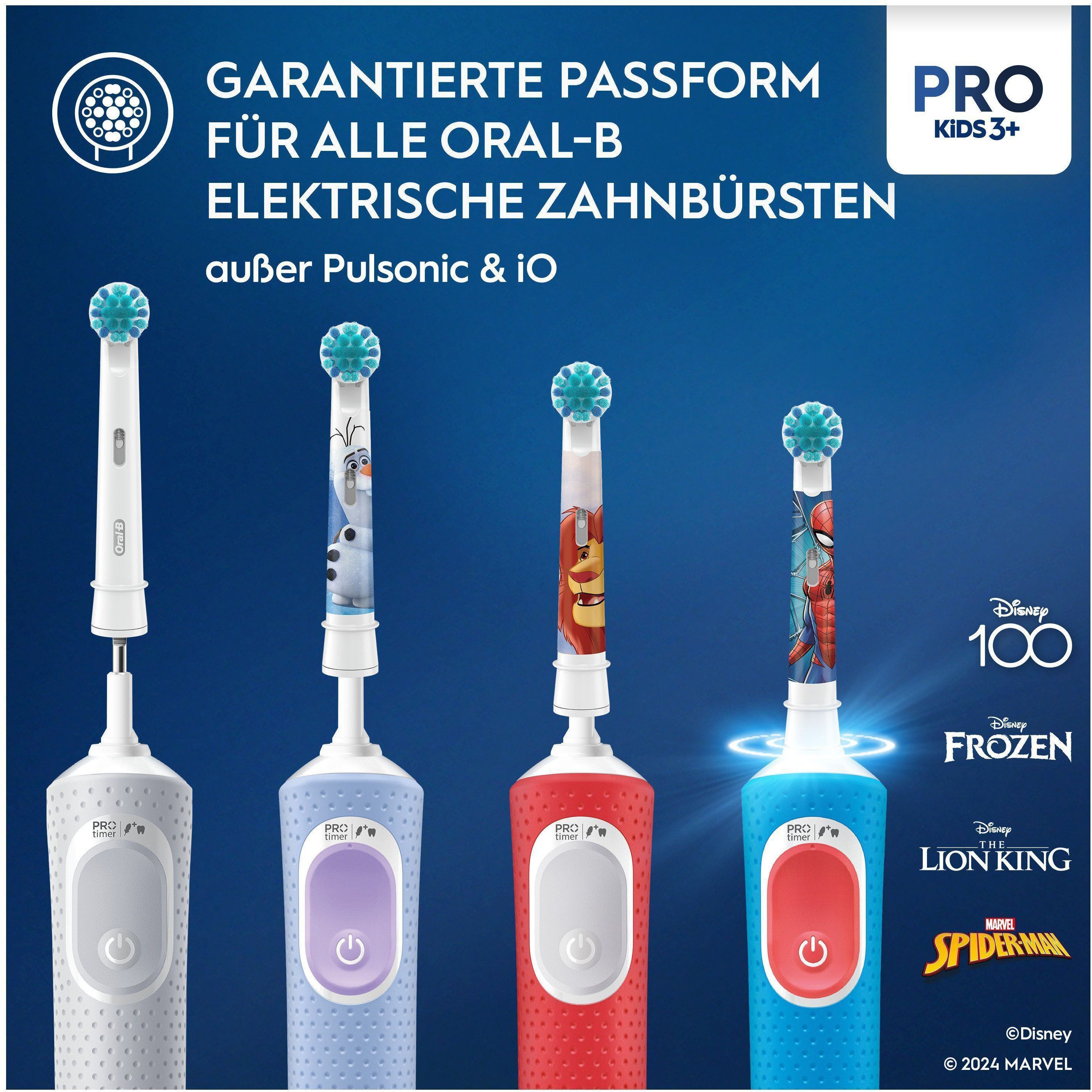 Oral B Opzetborstels Pro Kids De Leeuwenkoning