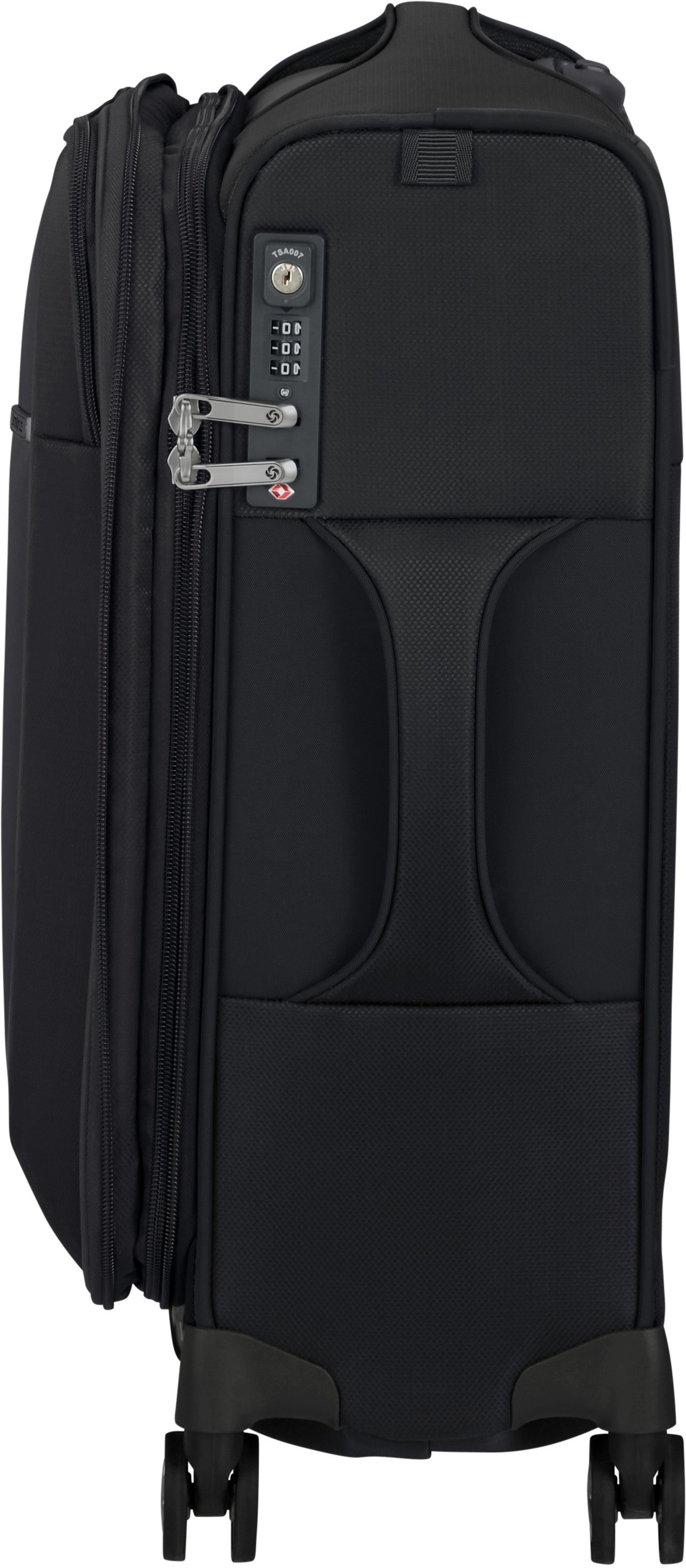 Samsonite Zachte bagage trolley D'LITE Harde koffer reiskoffer TSA-cijferslot in klassiek ontwerp