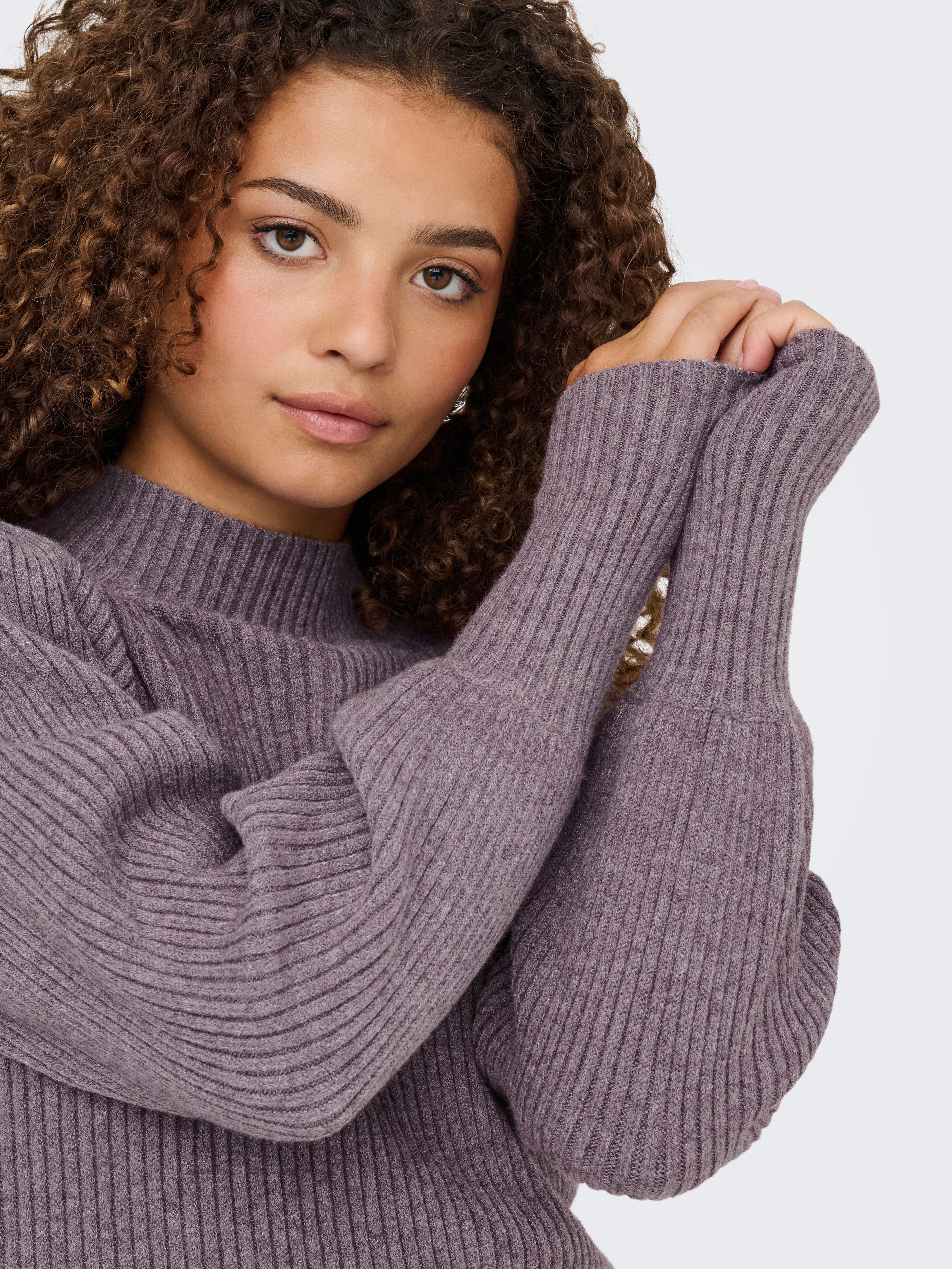 Only Gebreide trui ONLKATIA L/S HIGHNECK PULLOVER KNT NOOS
