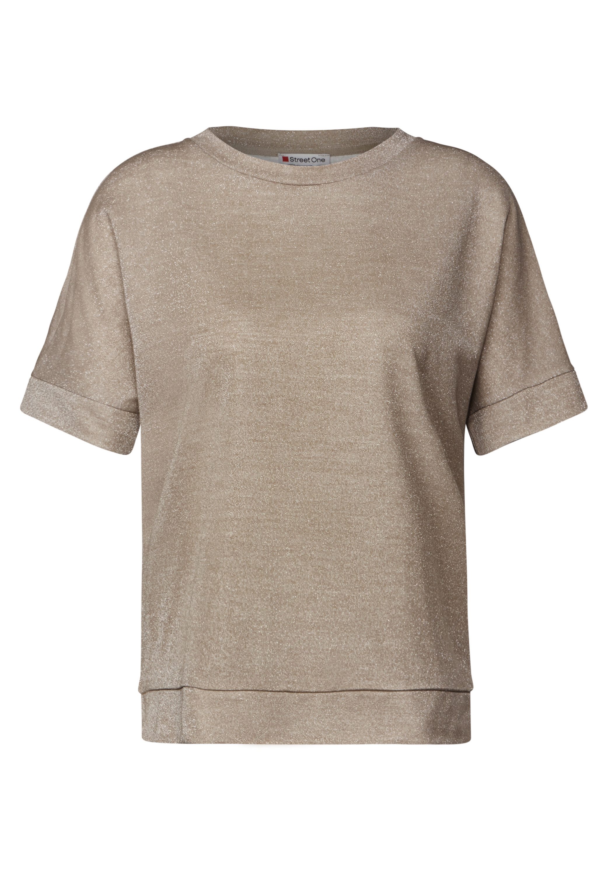 STREET ONE T-shirt met glitterdetails
