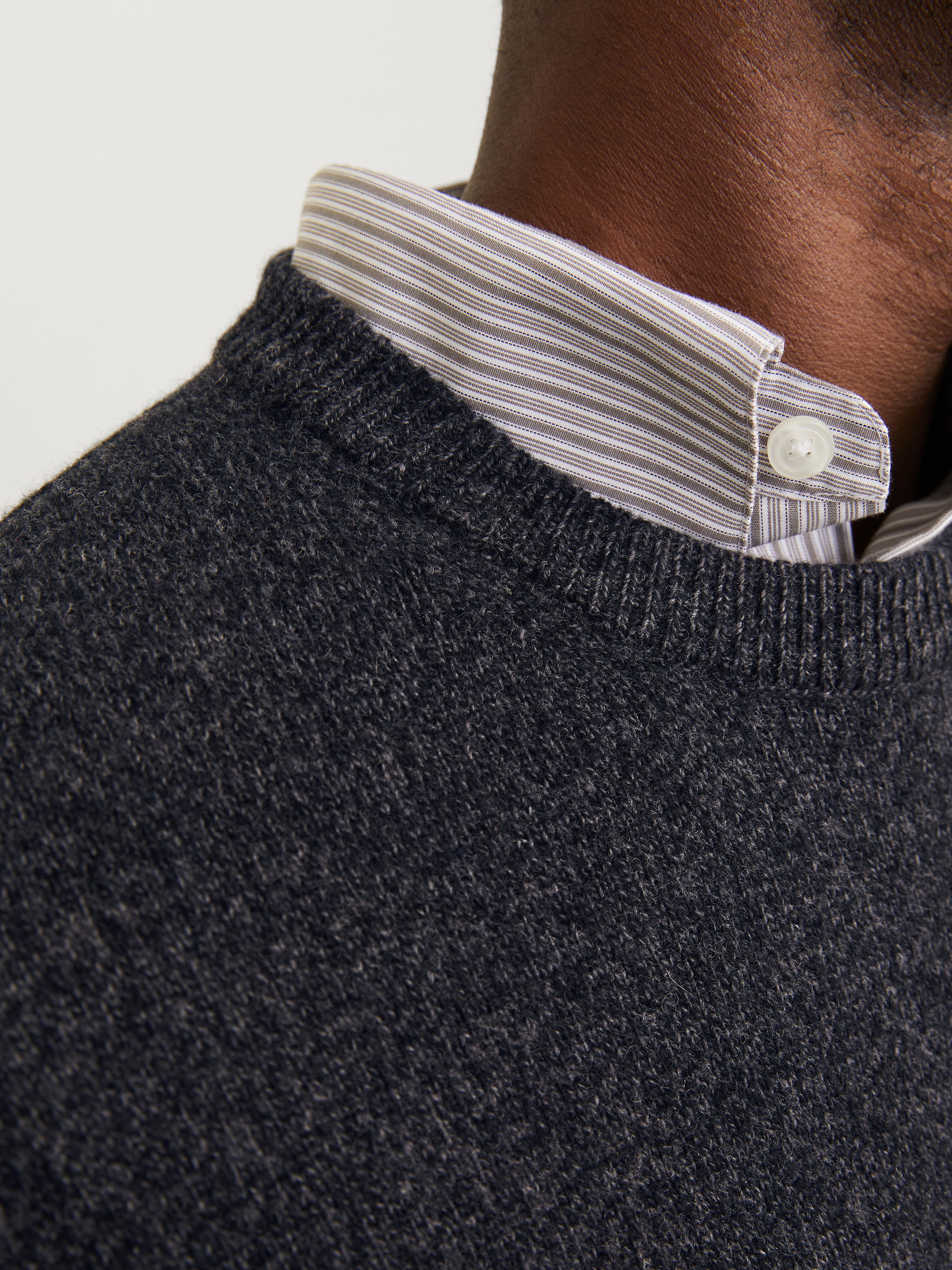 Jack & Jones Trui met ronde hals JPRBLULAMBSWOOL KNIT CREW NECK