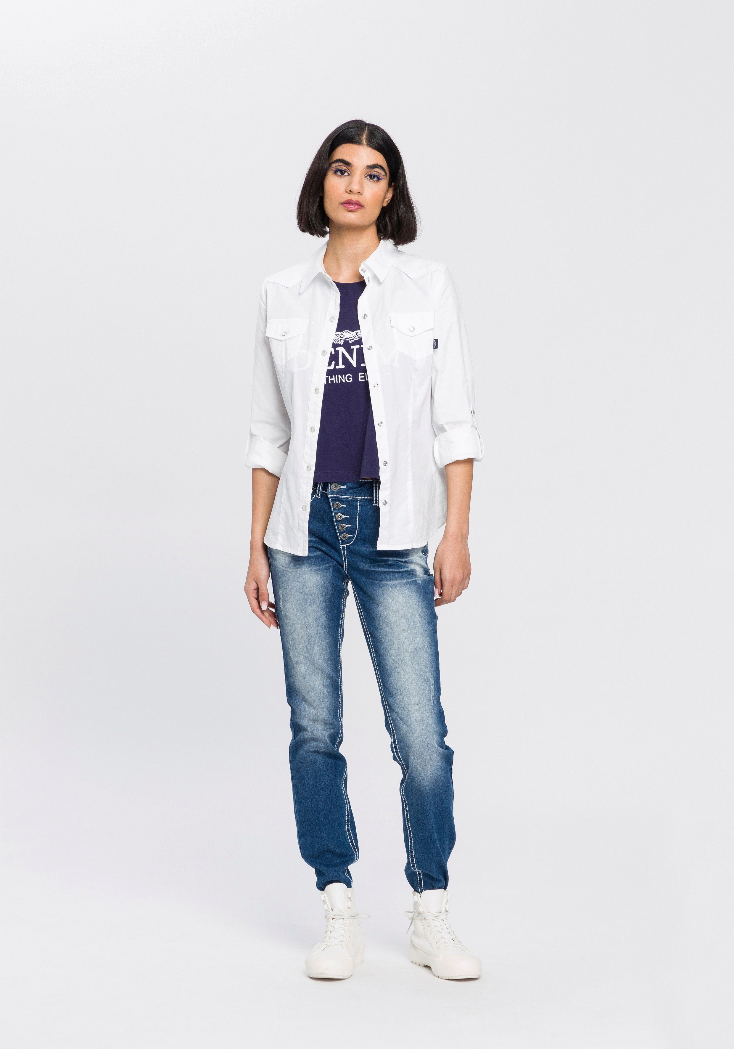 Arizona Slim fit jeans Heavy Washed - Shaping