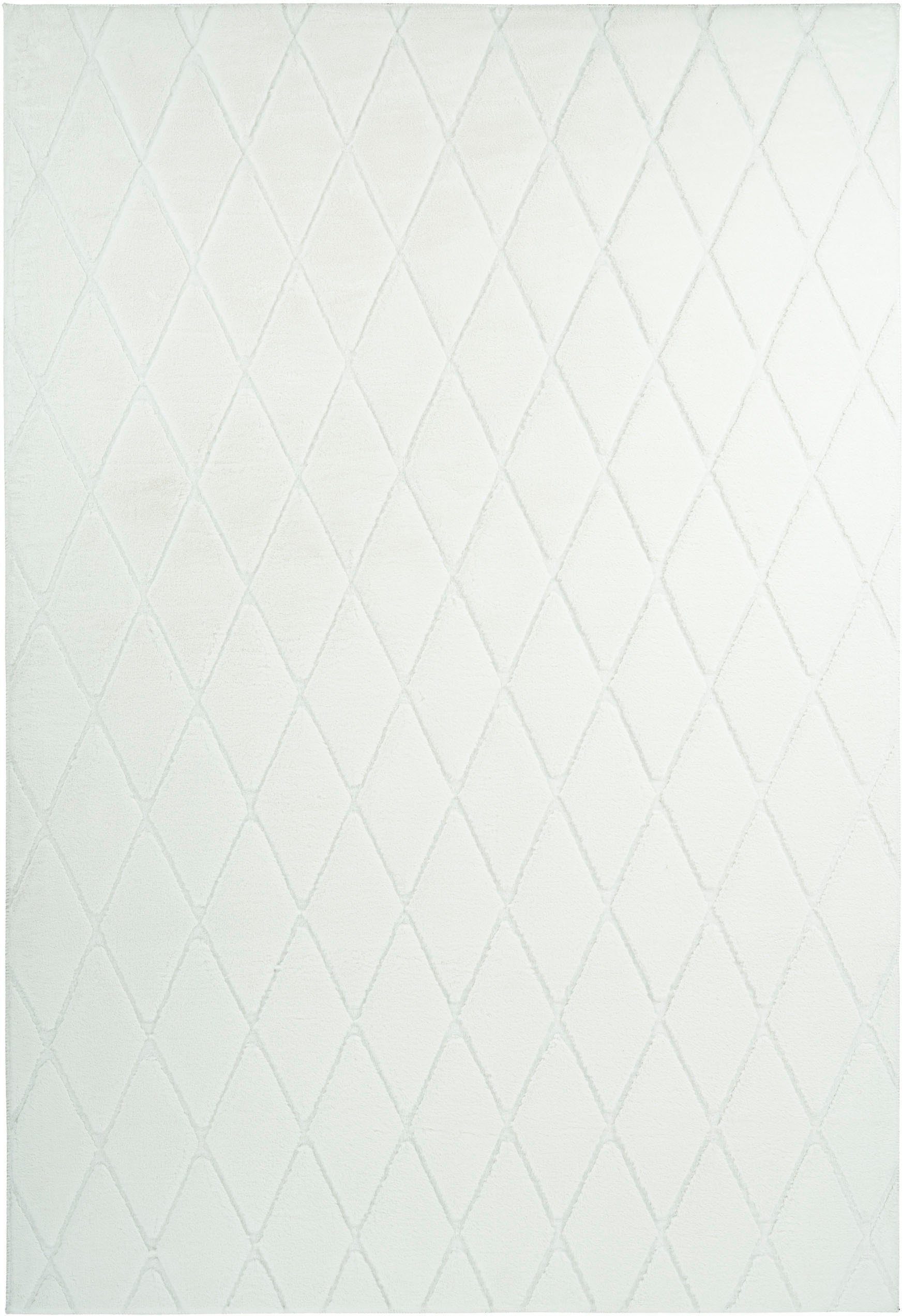 calo-deluxe Vloerkleed Jardan-2000 bijzonder zacht door microvezel, ruitdessin