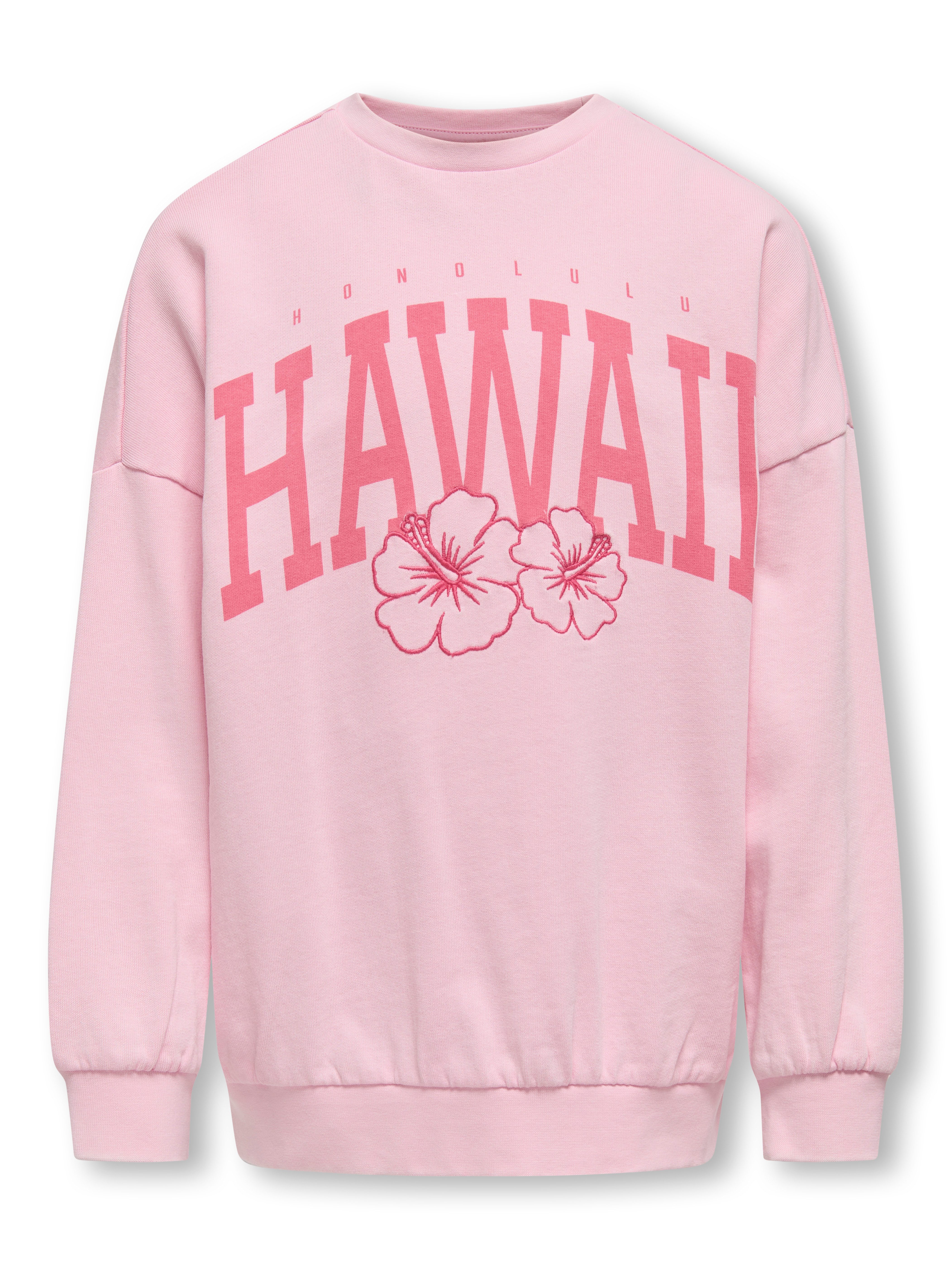 KIDS ONLY Sweatshirt KOGANABELL LIFE L/S OVZ PRINTED CREW SWT