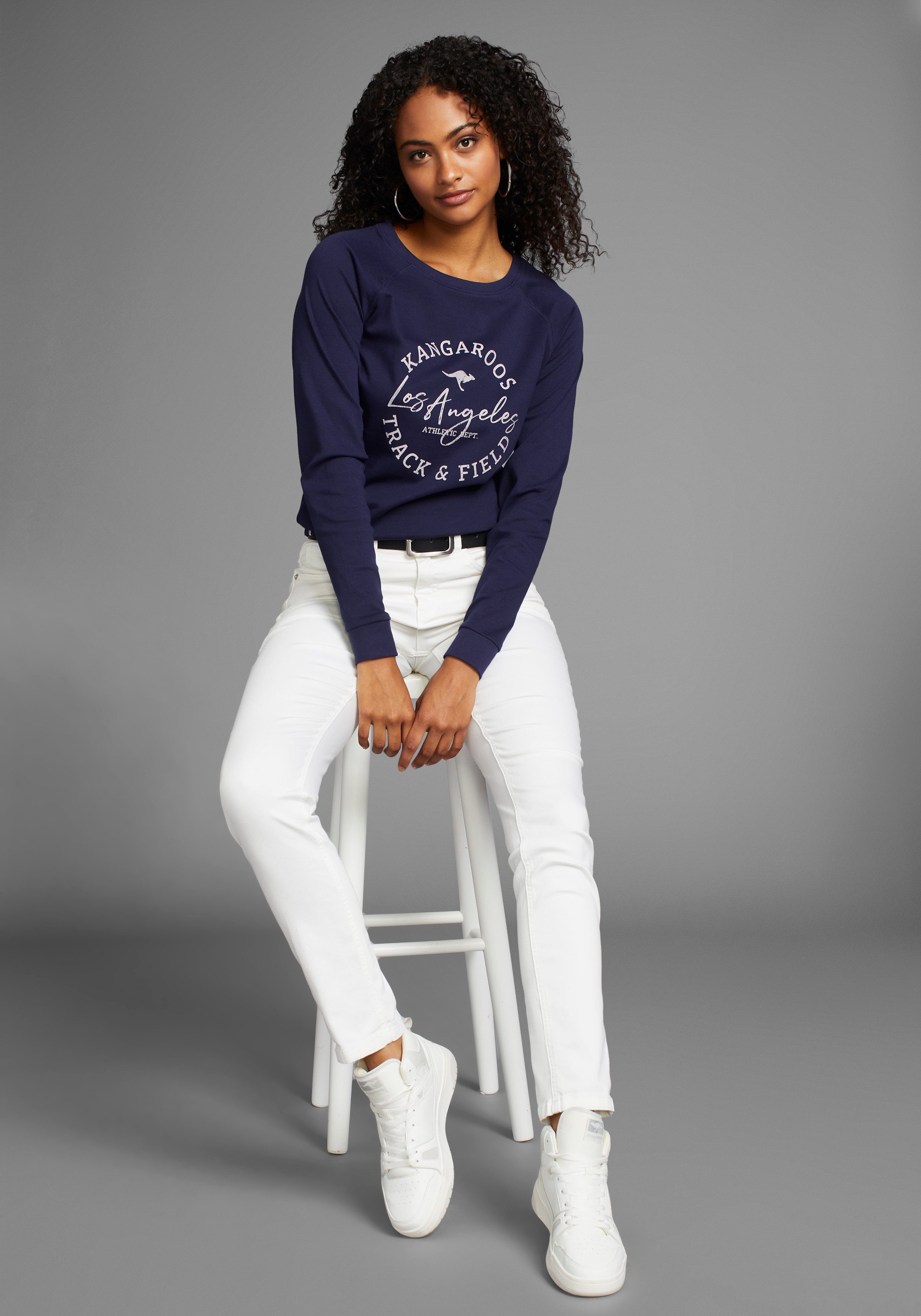 KangaROOS Sweatshirt met frontprint