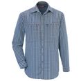 collins folklore-overhemd heren, functioneel shirt ademend blauw