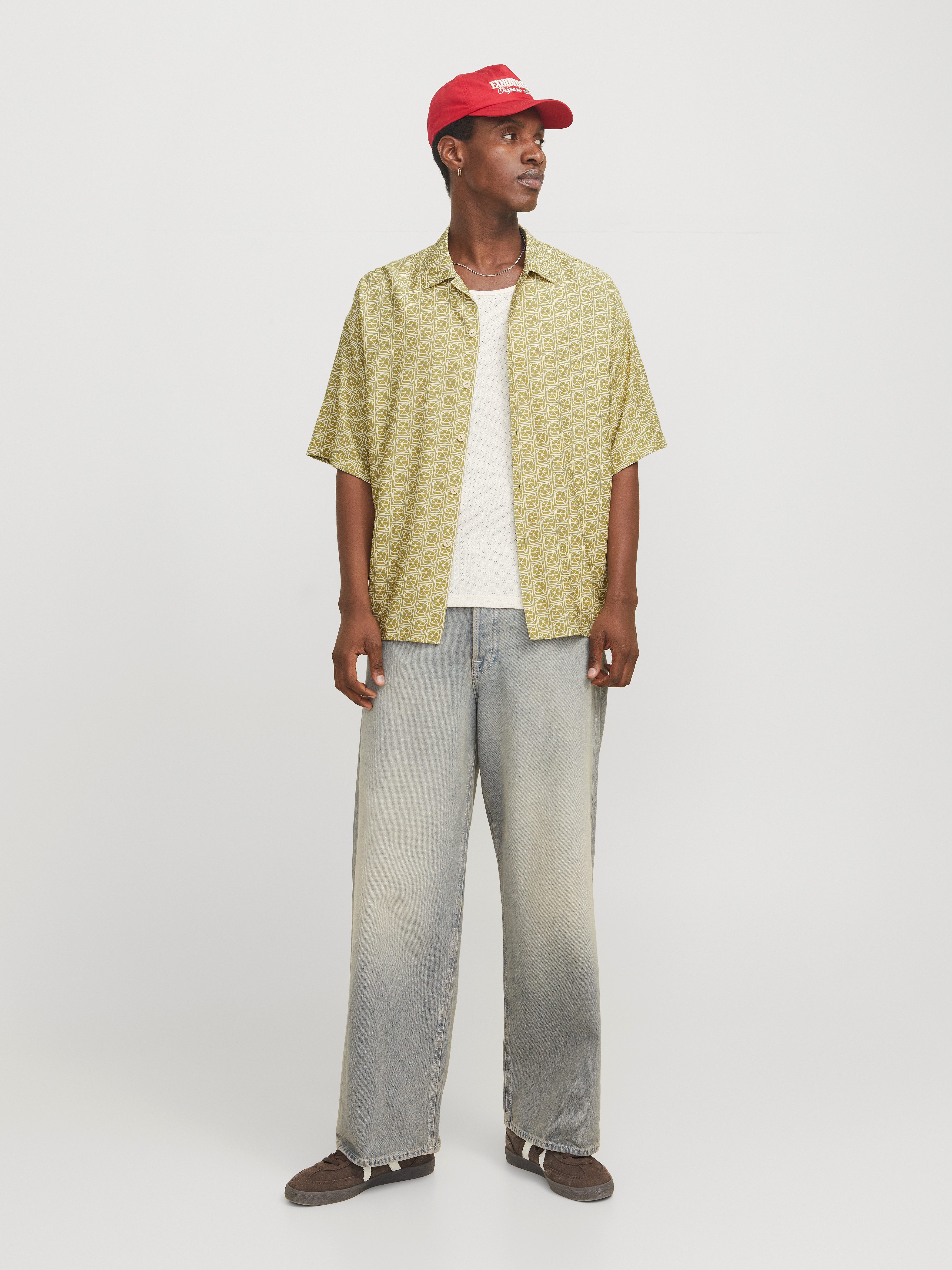 Jack & Jones Overhemd met korte mouwen JORMARSHALL ISLINGTON AOP SHIRT SS SN